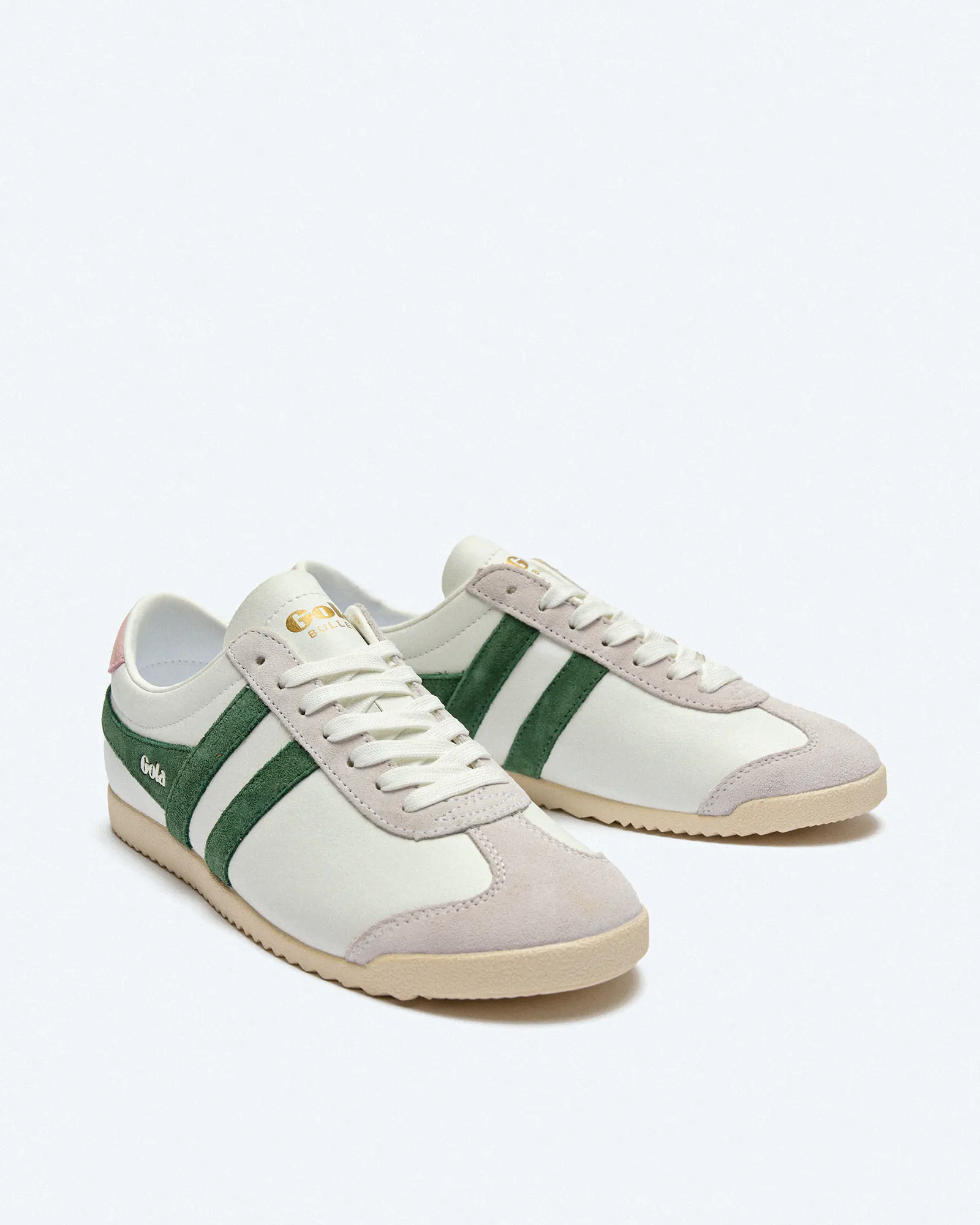 Gola Bullet Pure Sneaker White/Evergreen/Chalk Pink Gola Bullet Pure Sneaker White/Evergreen/Chalk Pink