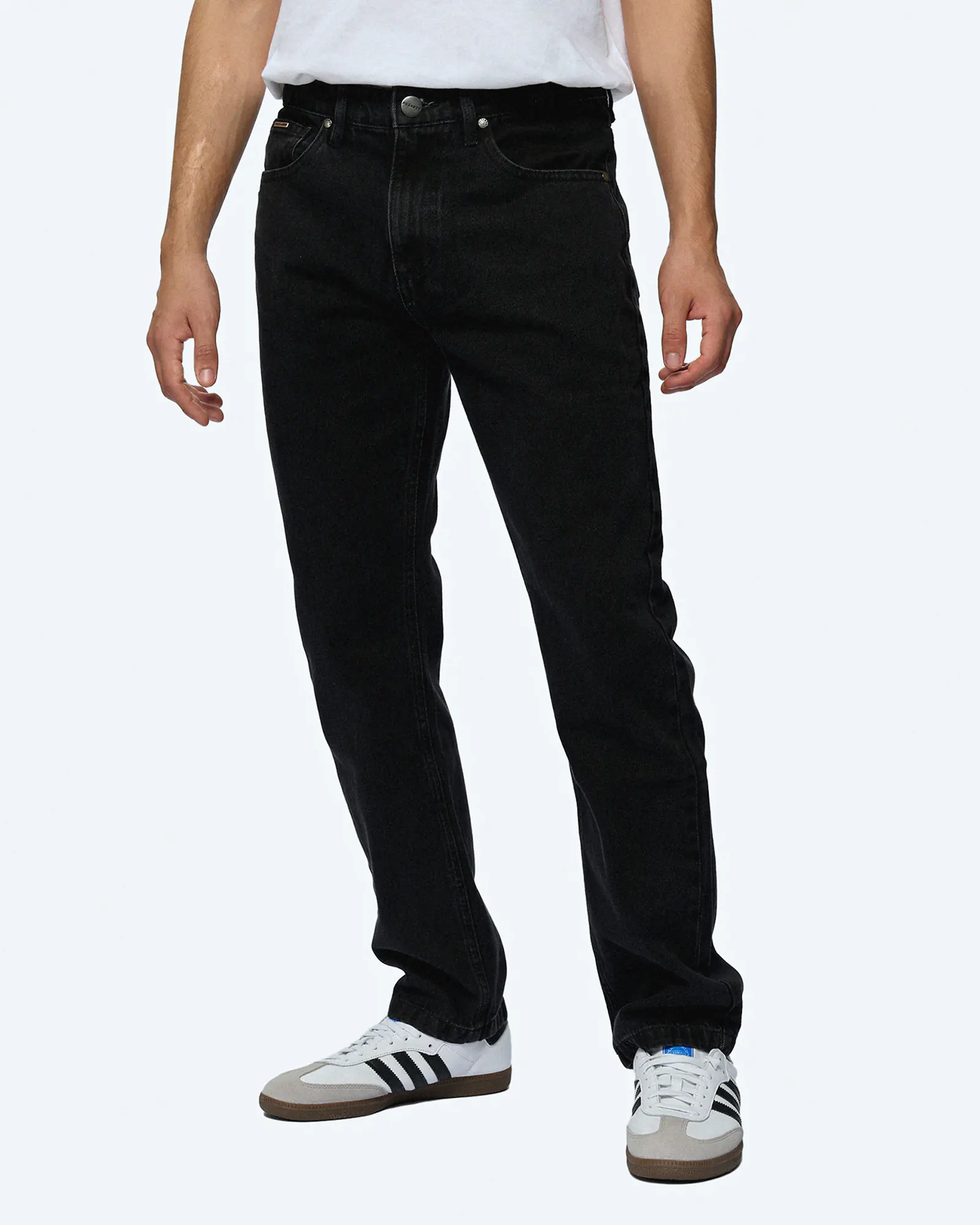PEGADOR Baures Straight Jeans Washed Black PEGADOR Baures Straight Jeans Washed Black