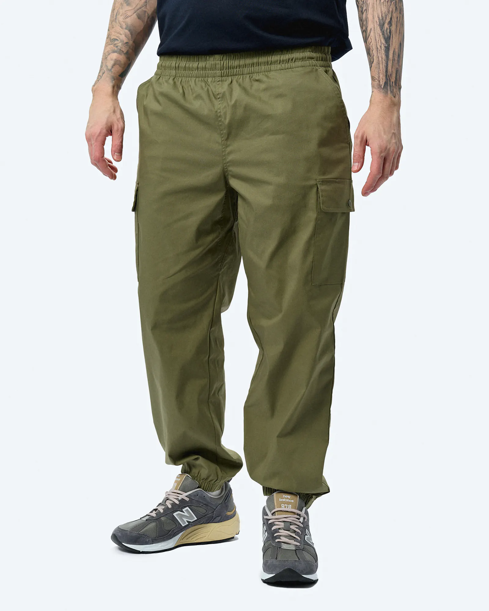 New Balance Twill Cargo Jogger Dark Olive New Balance Twill Cargo Jogger Dark Olive