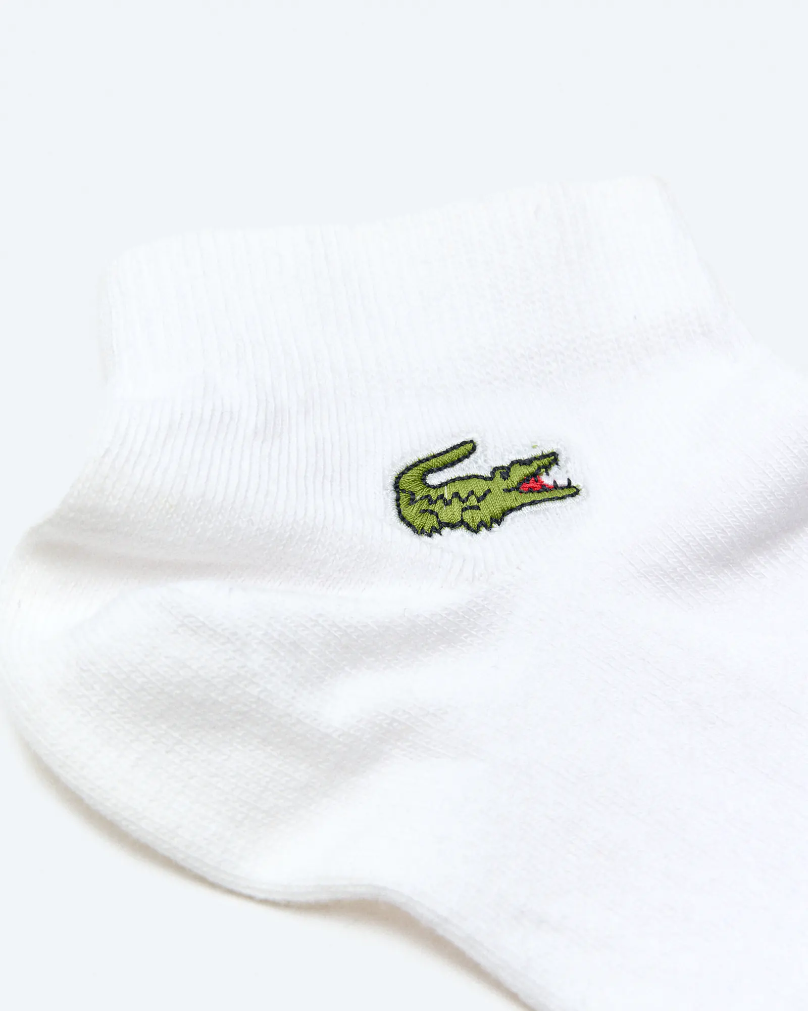 Lacoste 3-Pack Sneaker Socks White/White/White Lacoste 3-Pack Sneaker Socks White/White/White