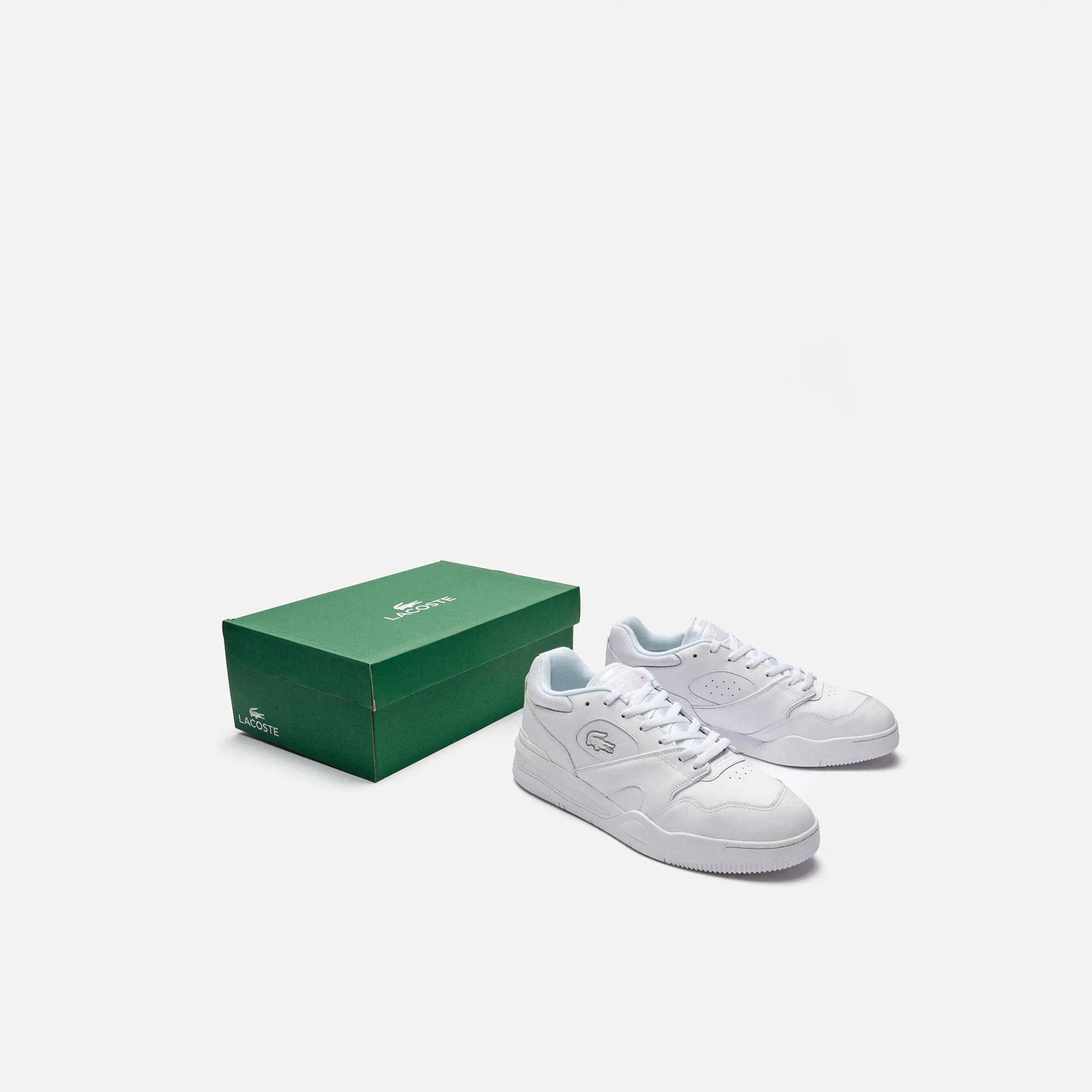 Lacoste Lineshot 223 4 SMA Sneaker White/White Lacoste Lineshot 223 4 SMA Sneaker White/White