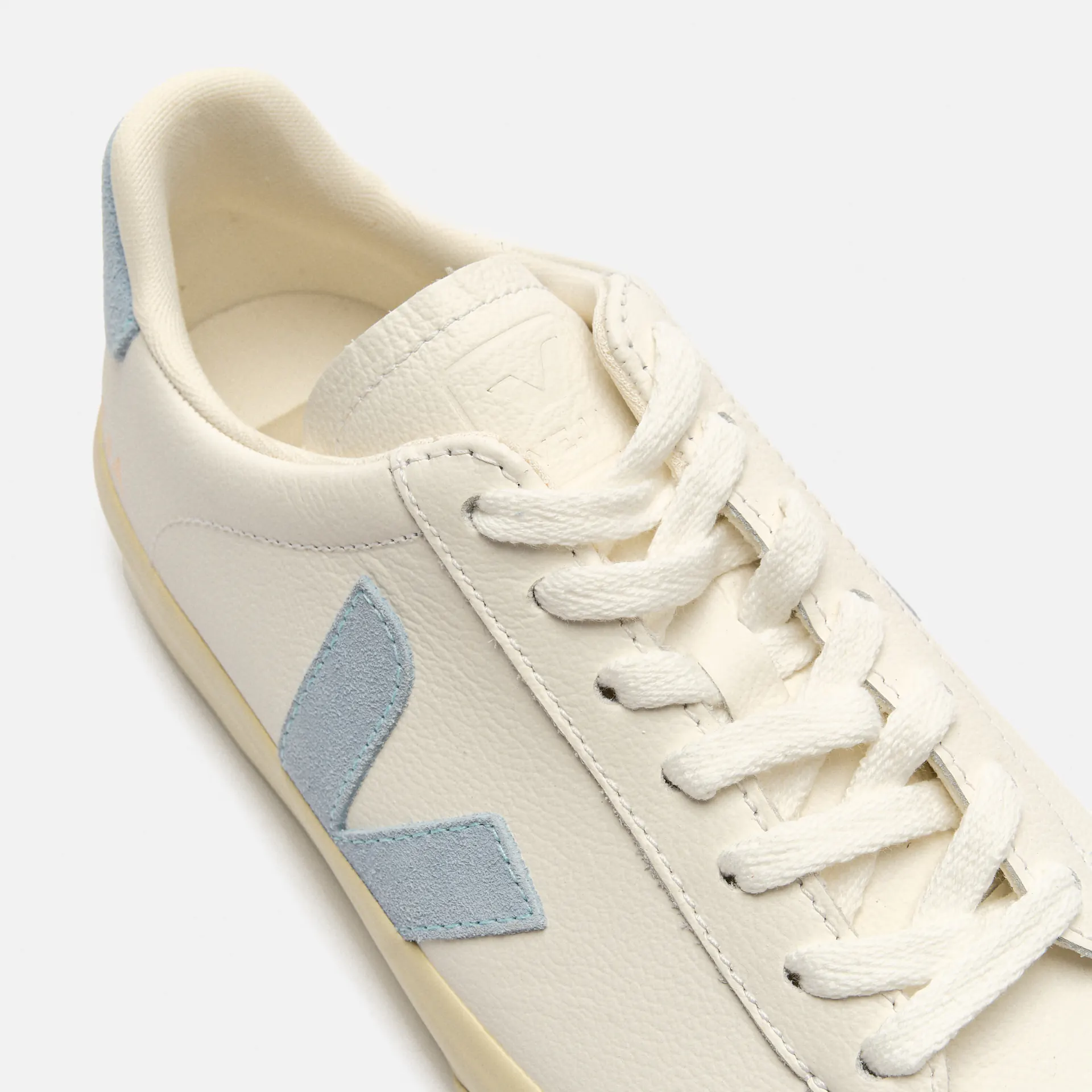 Veja Women Campo Leather Sneaker White/Steel