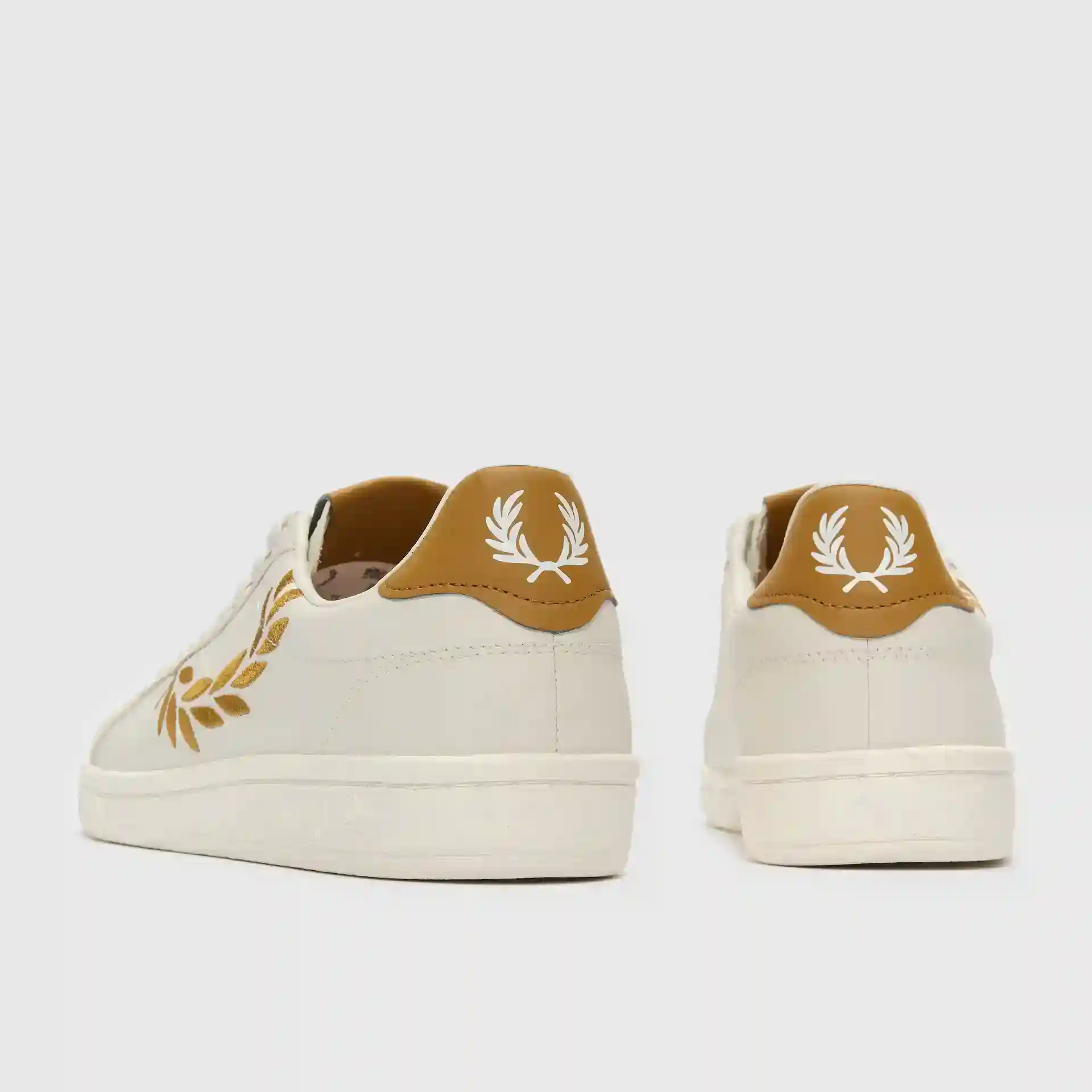 Fred Perry B721 Leather Sneakers Porcelain