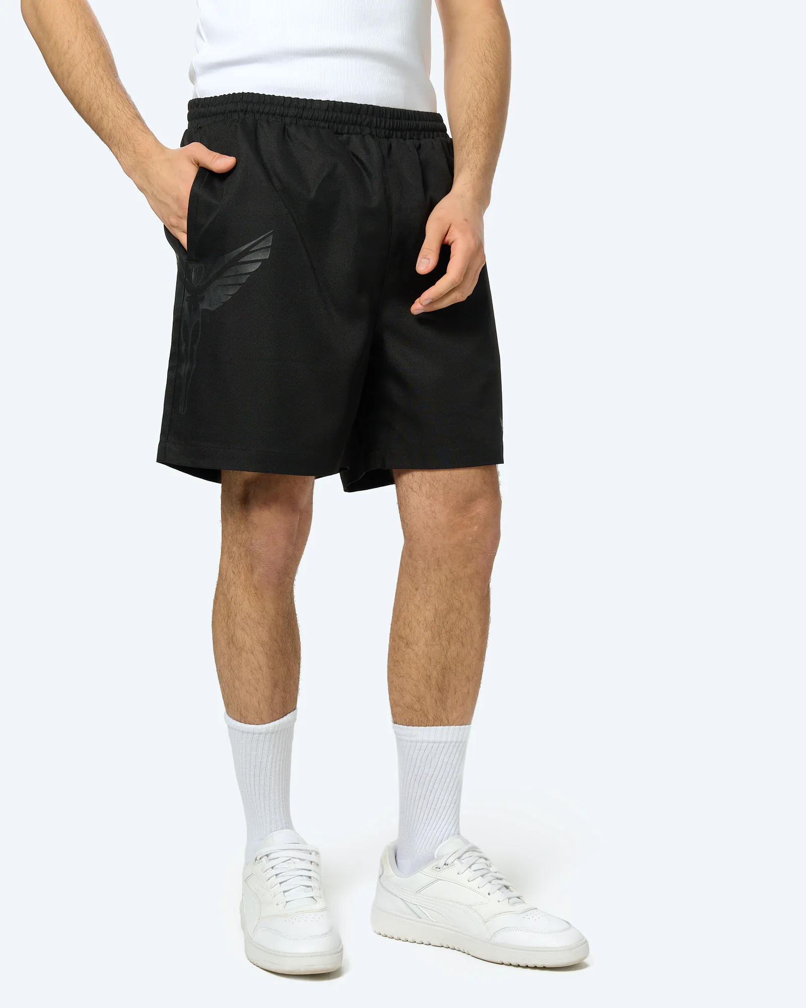 Colucci Tech Logo Shorts Black