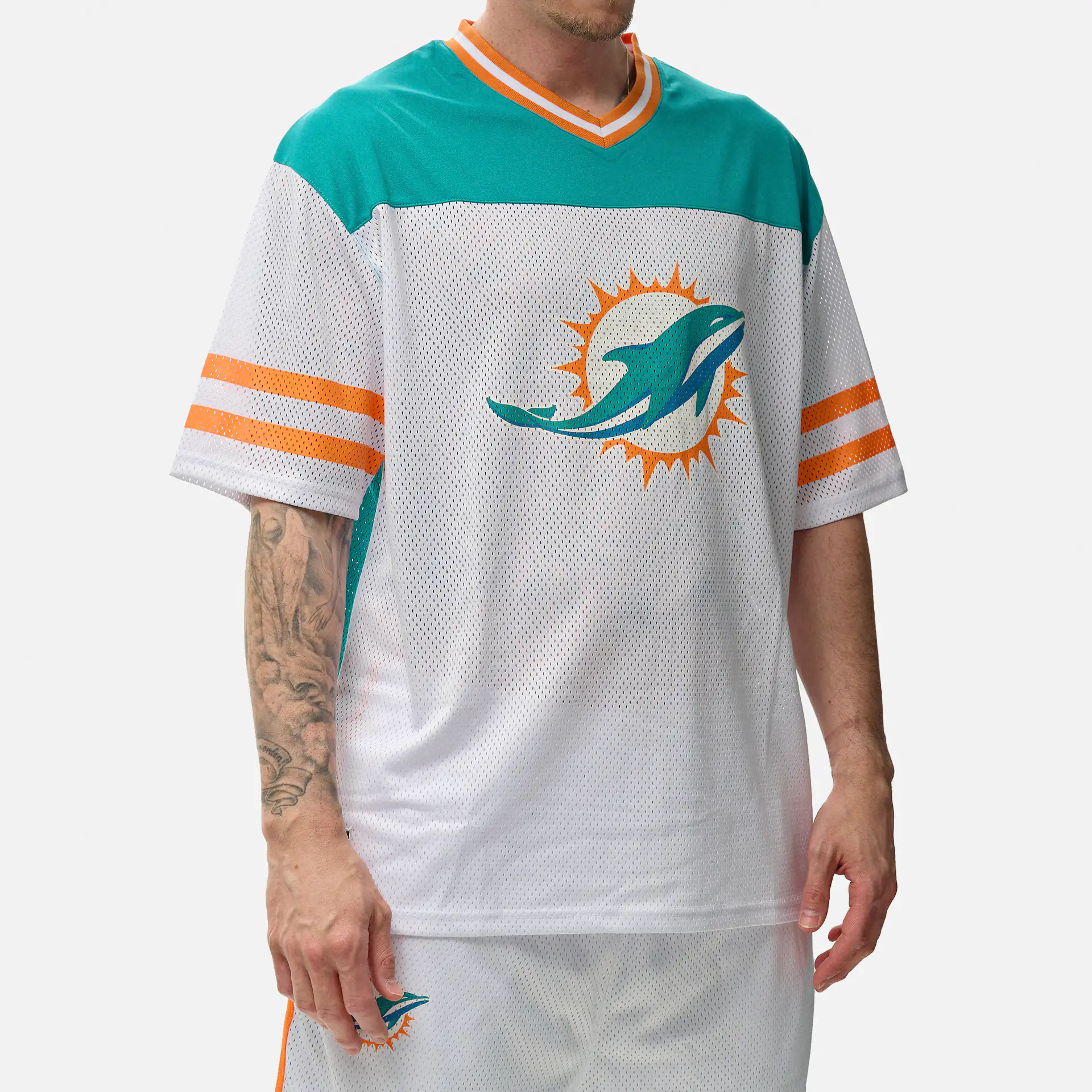 New Era NFL Miami Dolphins Graphic Jersey White
