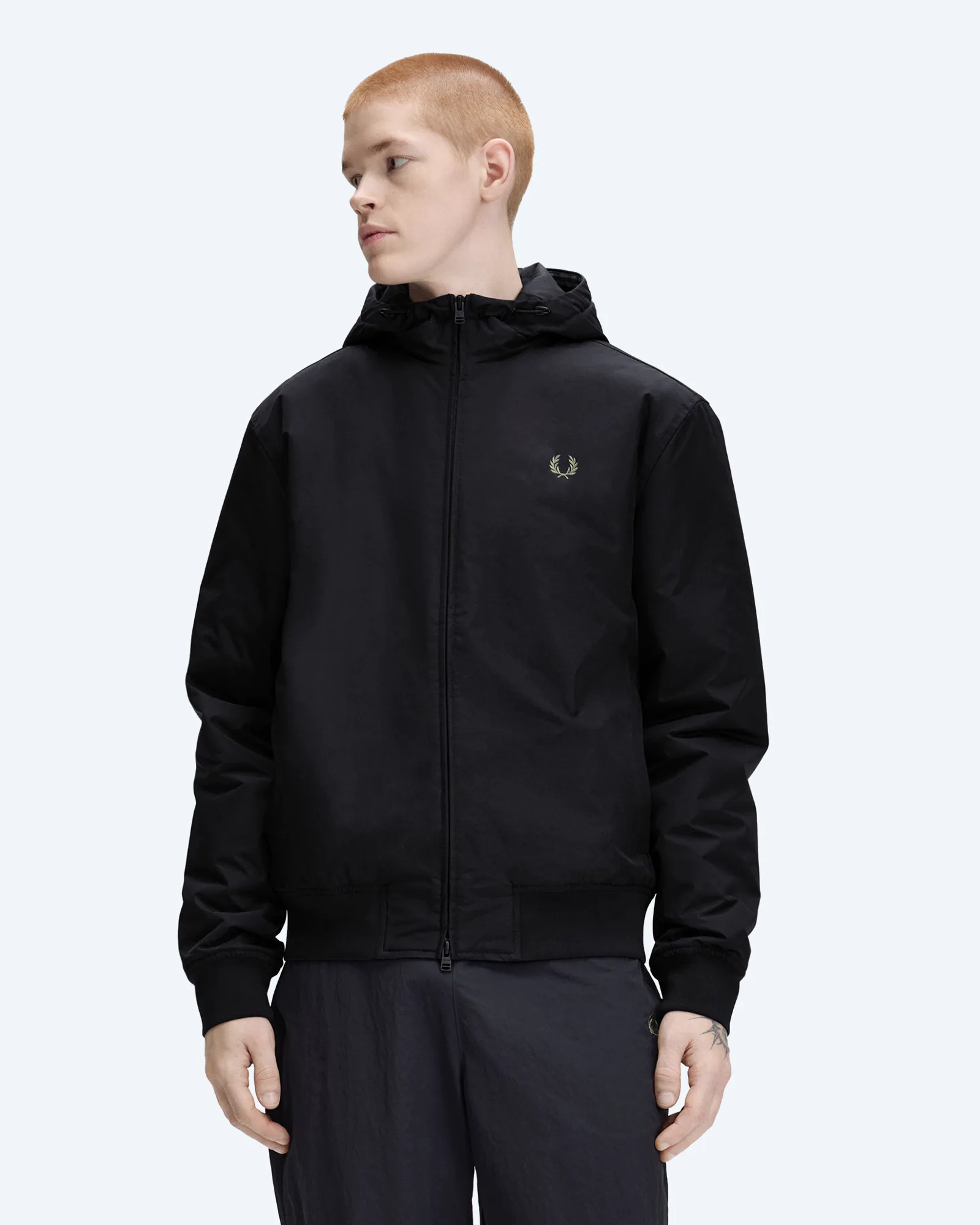 Hooded Brentham Jacket Black