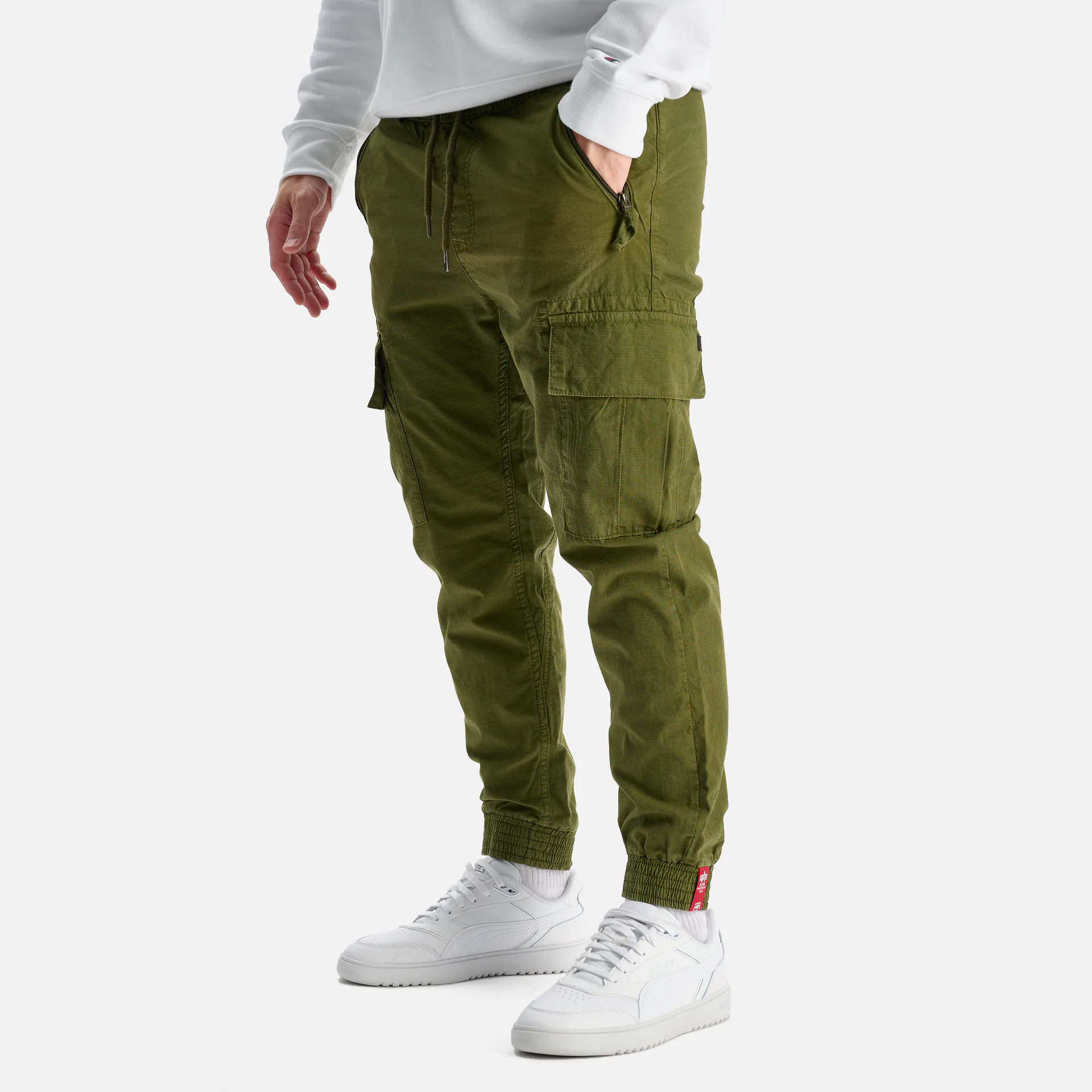 Alpha Industries Ripstop Cargo Pants Dark Olive