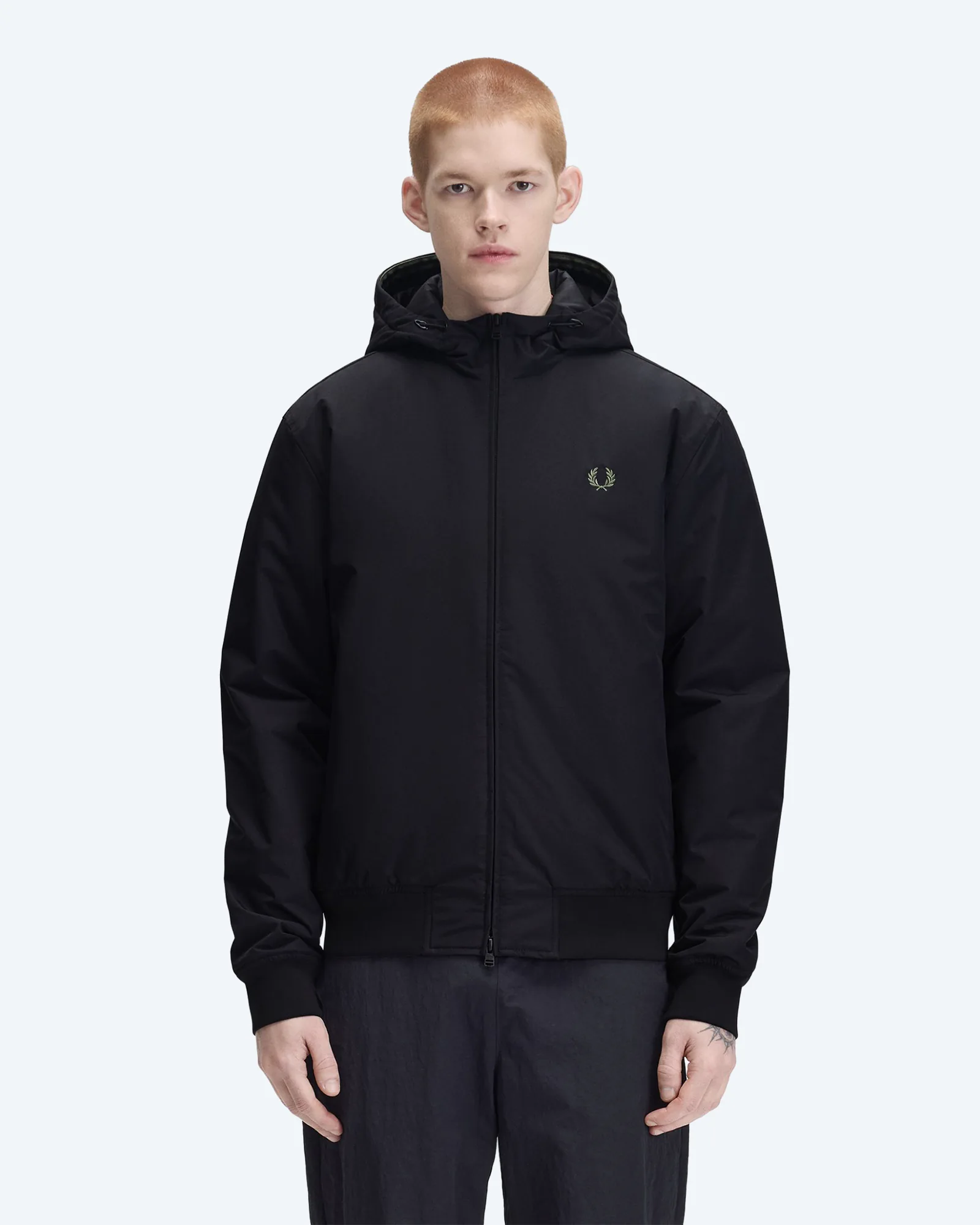 Hooded Brentham Jacket Black
