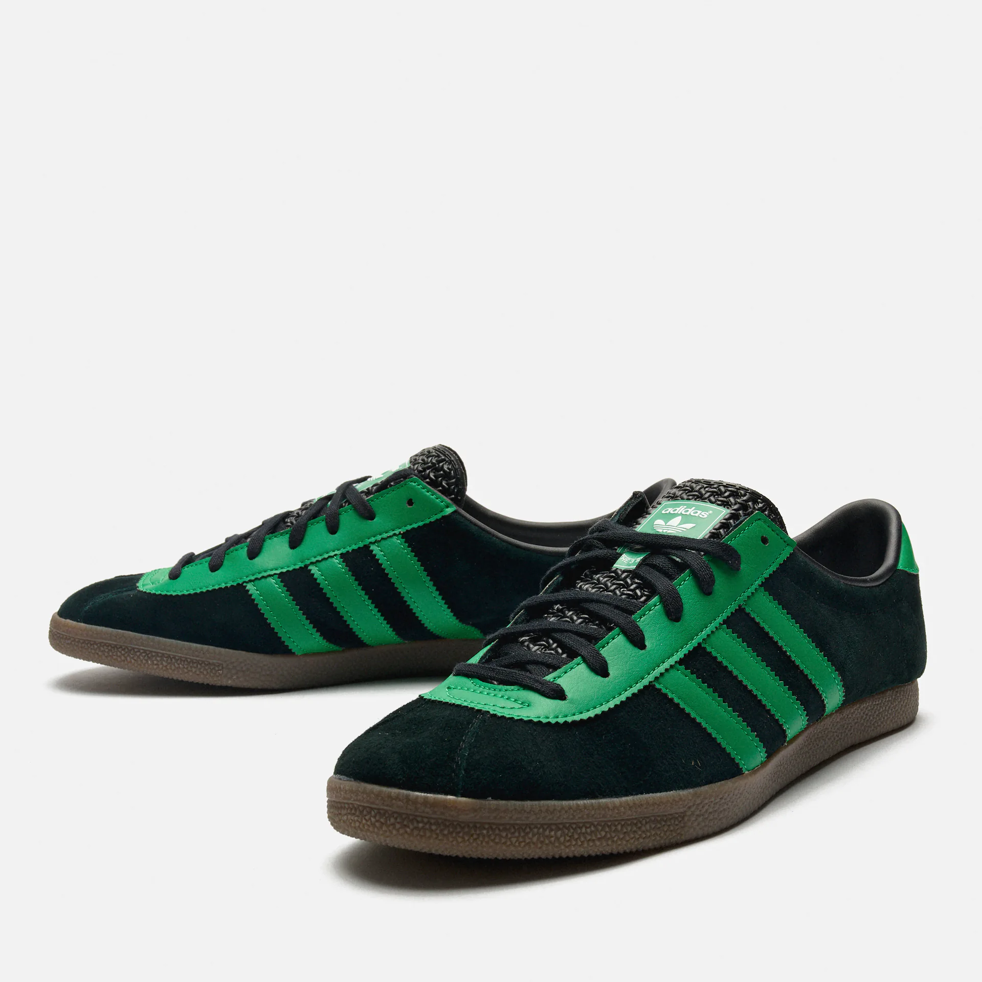 adidas Originals London Sneaker Black Lime Green