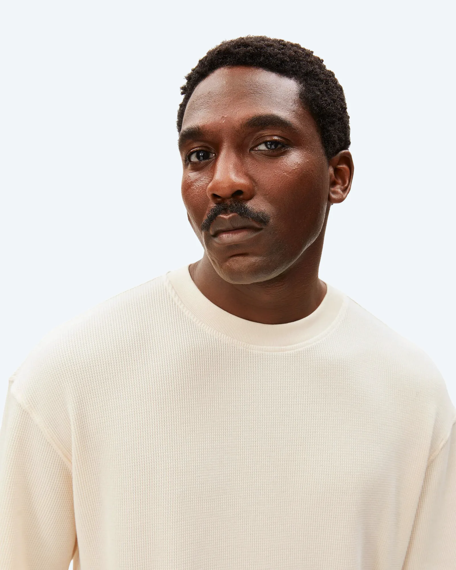 ARMEDANGELS MAARKOS Waffle T-Shirt Pure