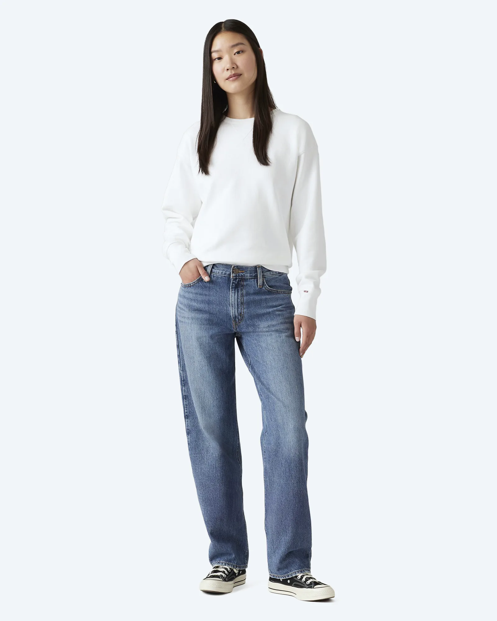 CINCH BAGGY MED INDIGO - WORN IN INVESTED INDIGO