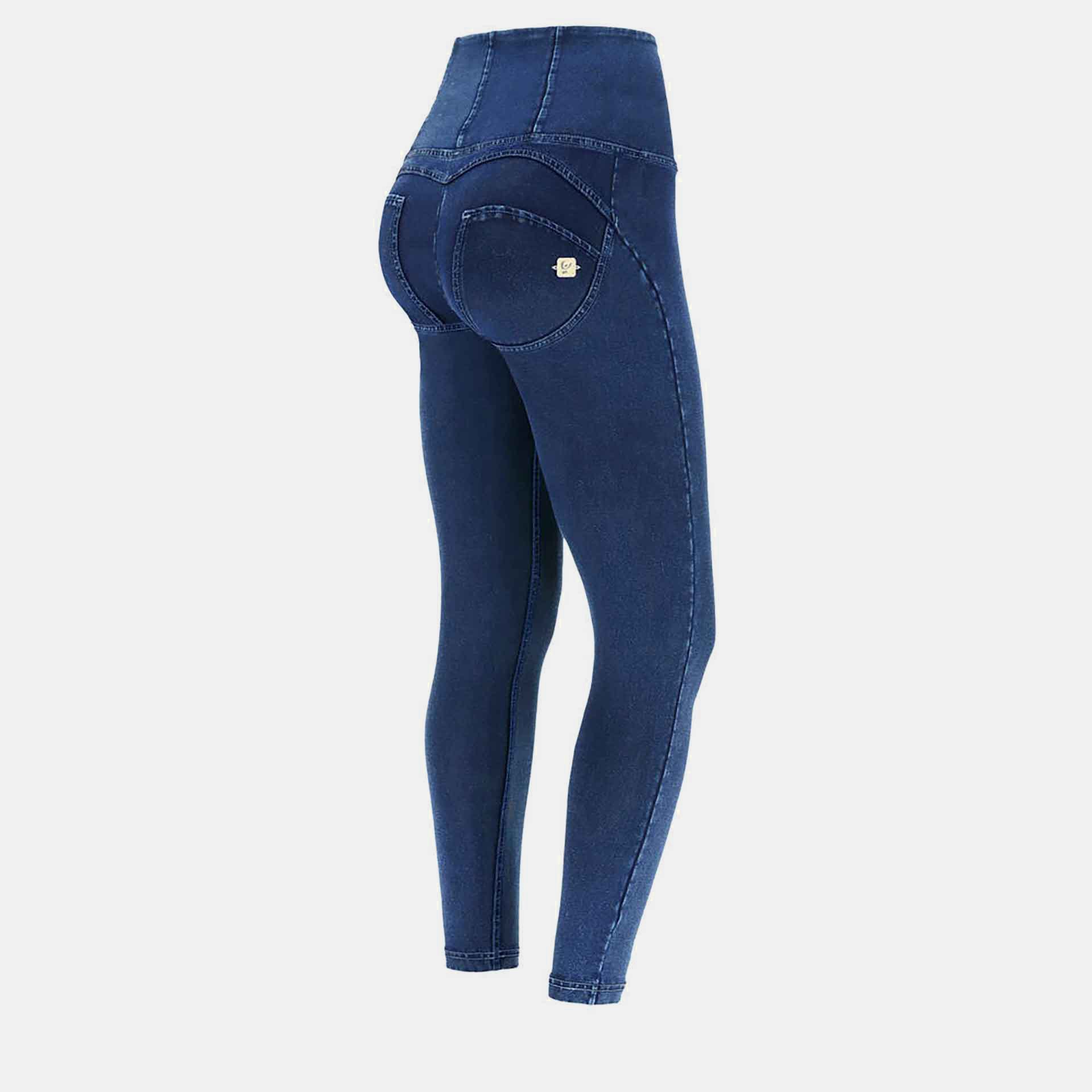 Freddy WR.UP High Waist w. Zip Superskinny 7/8 Pants Dark Blue/Blue Seams Freddy WR.UP High Waist w. Zip Superskinny 7/8 Pants Dark Blue/Blue Seams