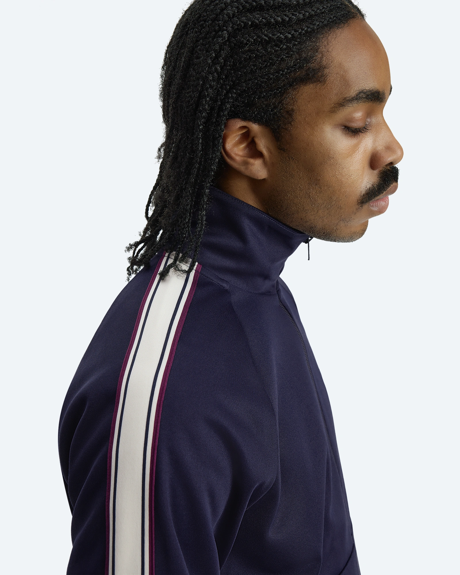 Bold Tipped Track Jacket Twilight Navy