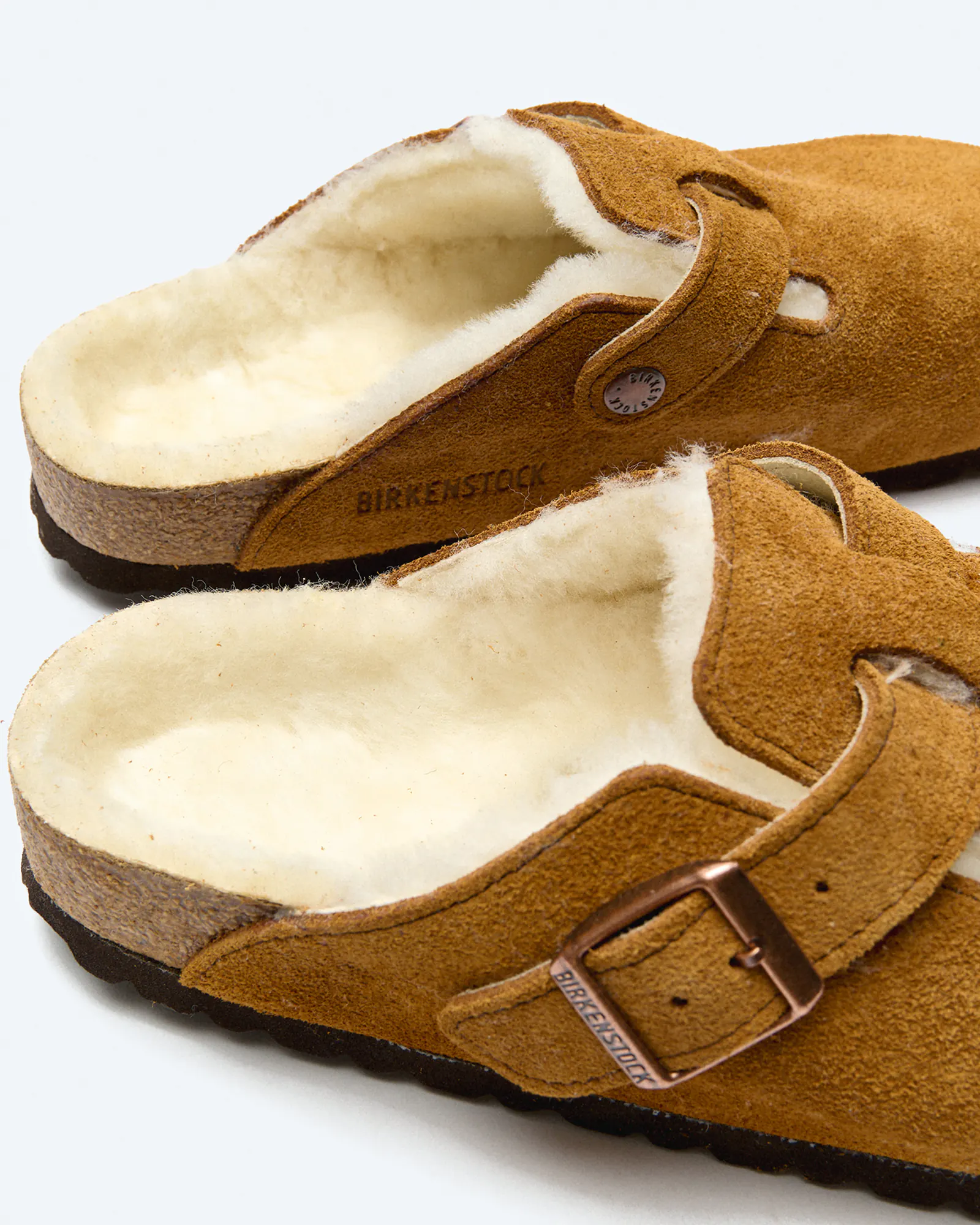 Birkenstock clog shearling on sale