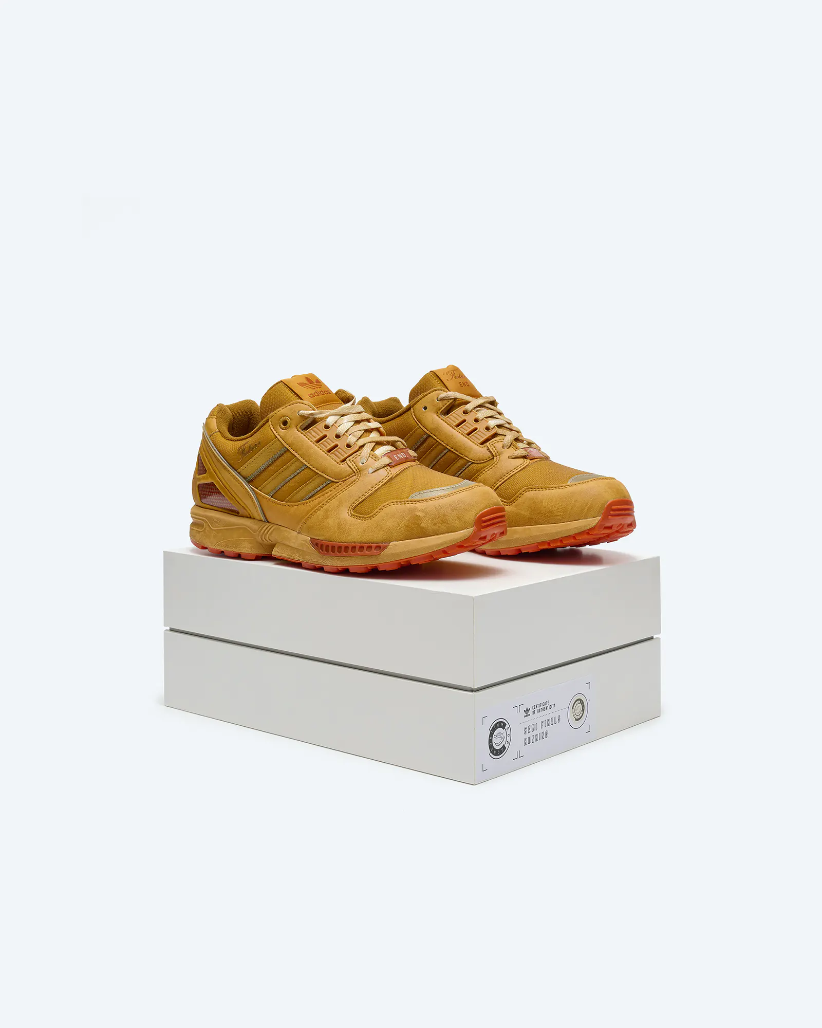 adidas ZX8000 Sneaker Consortium Cup END. Future Orange Suede/Burned Sand adidas ZX8000 Sneaker Consortium Cup END. Future Orange Suede/Burned Sand