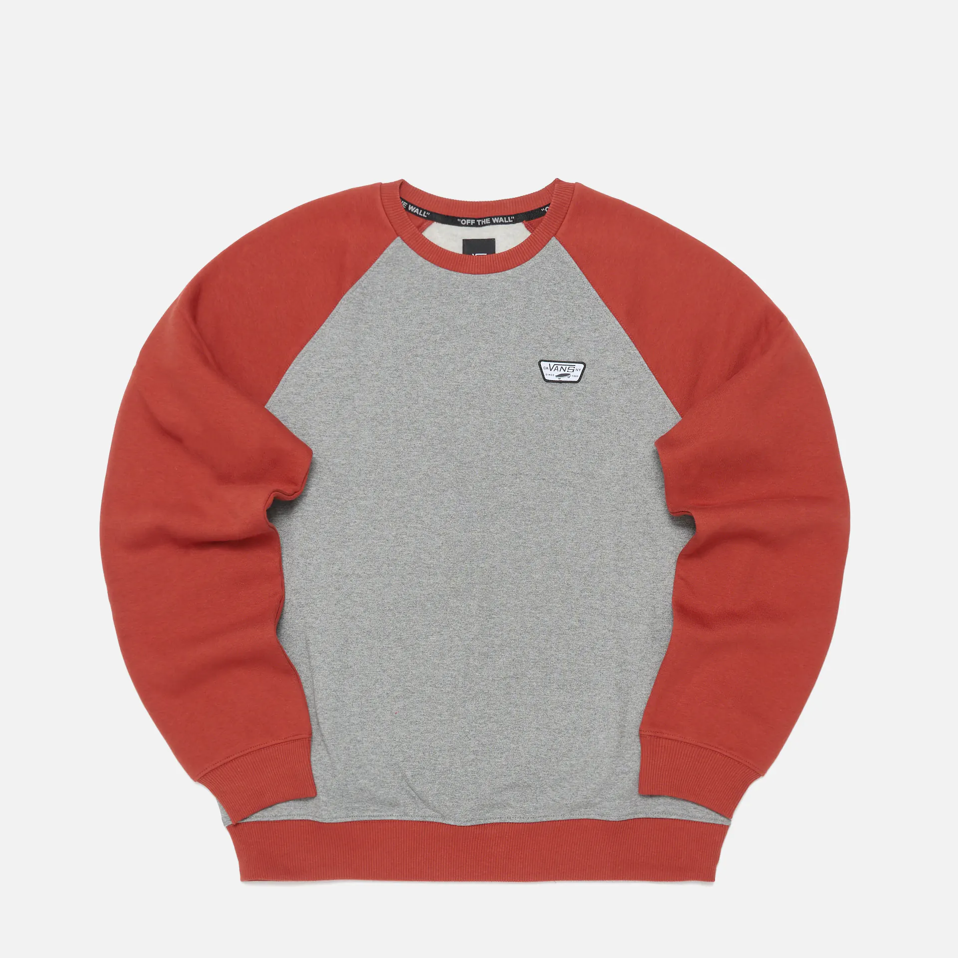 Vans Rutland Sweatshirt Burnt Henna/Cement Heather Vans Rutland Sweatshirt Burnt Henna/Cement Heather