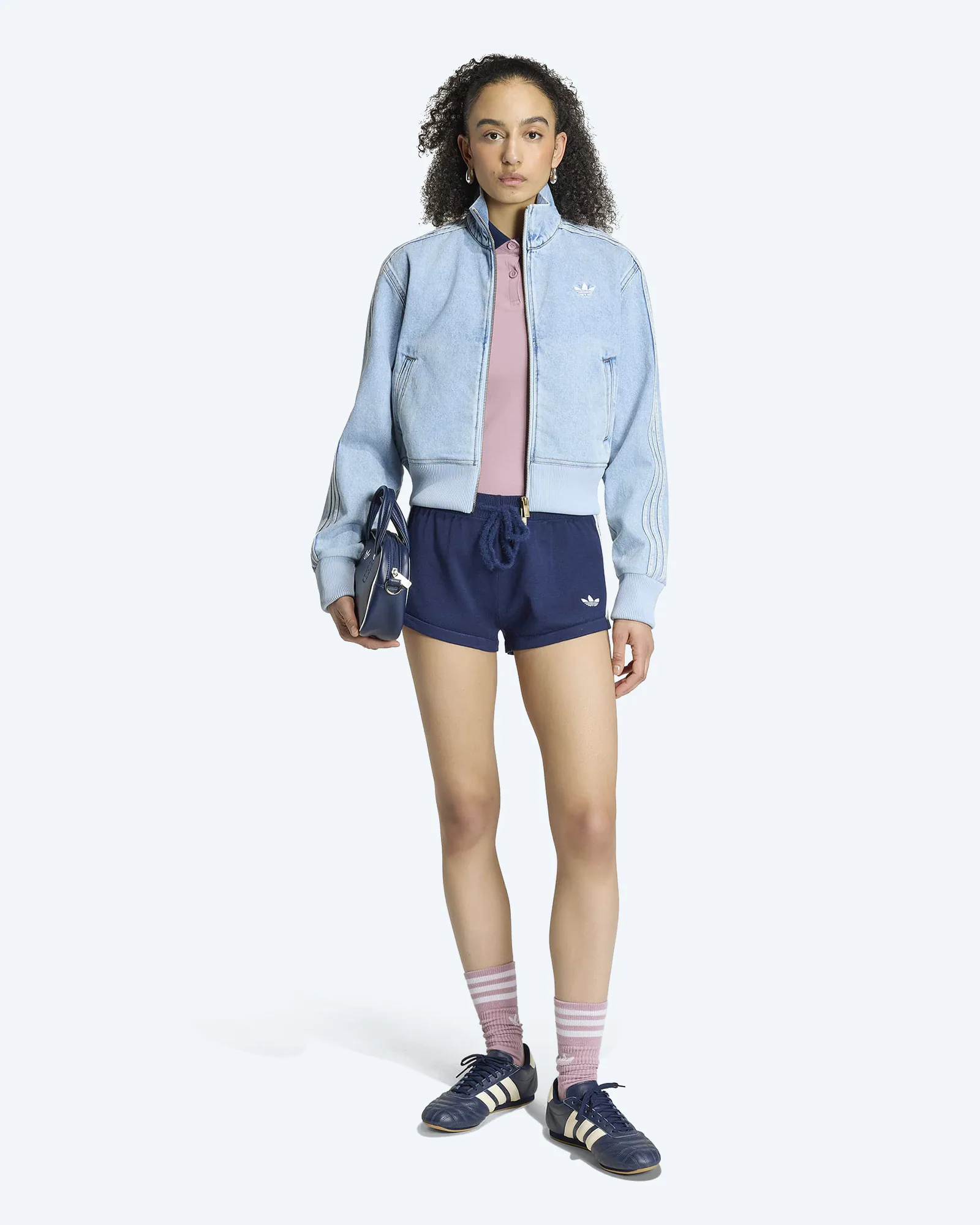 Firebird Denim Track Top Light Denim