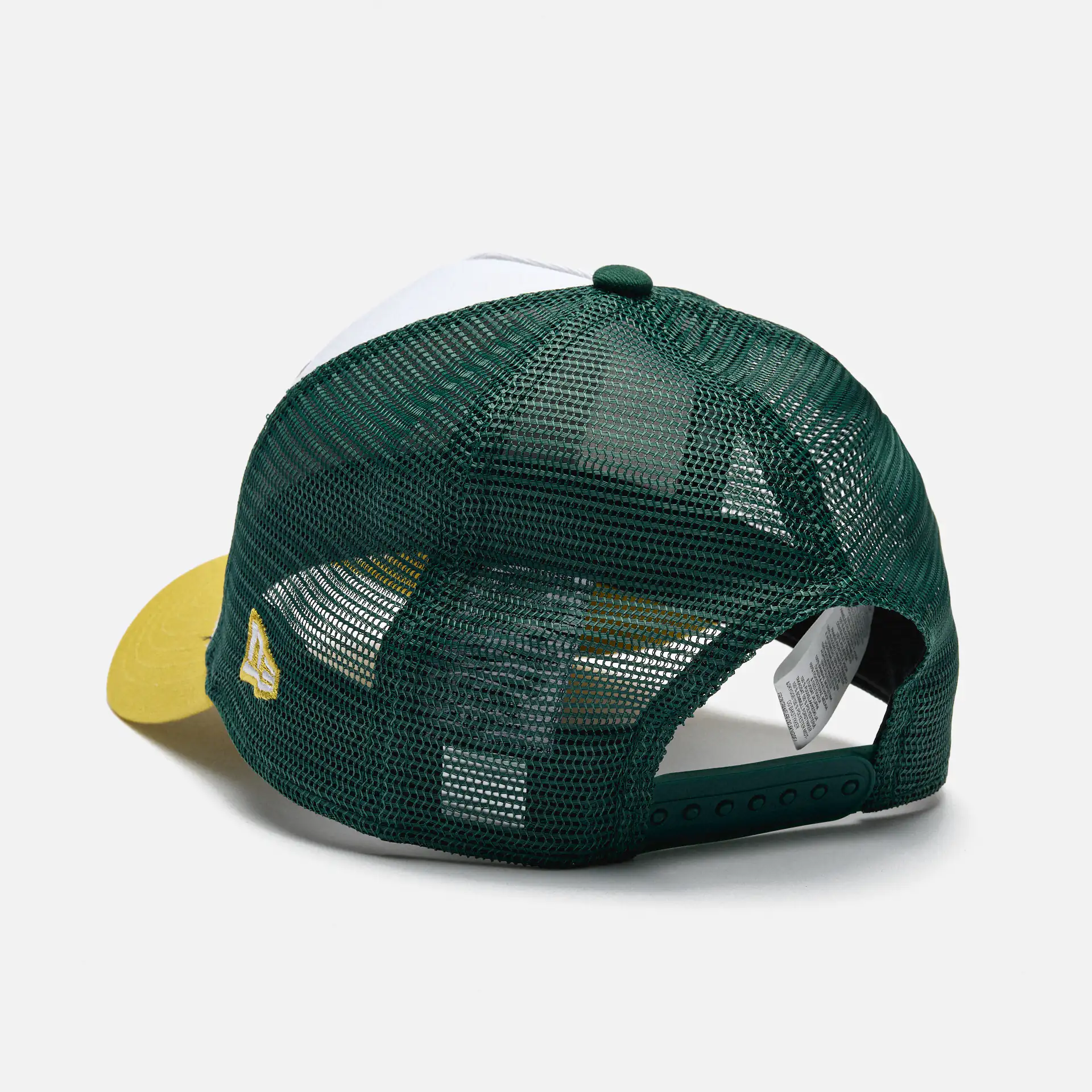 New Era Patch Trucker Cap White/Green
