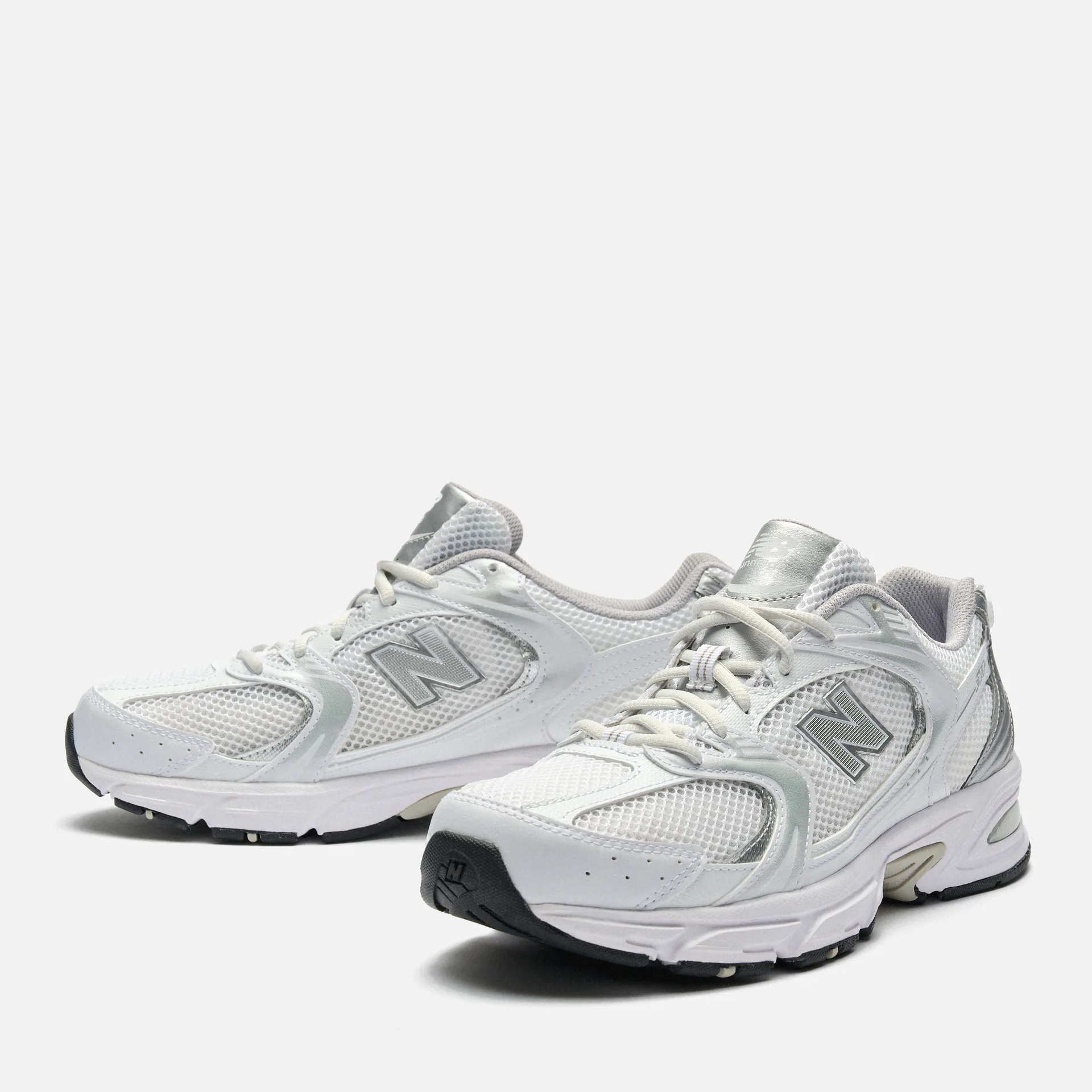 New Balance MR530 Running Sneaker White/Silver Metallic