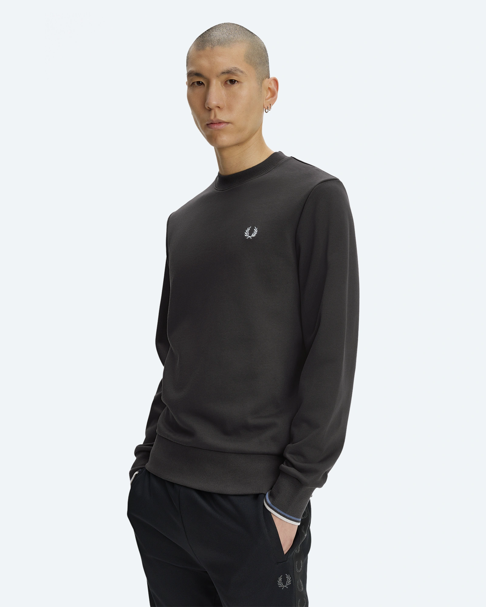 Crew Neck Sweatshirt Anchor Grey/Ace Blue/Slate
