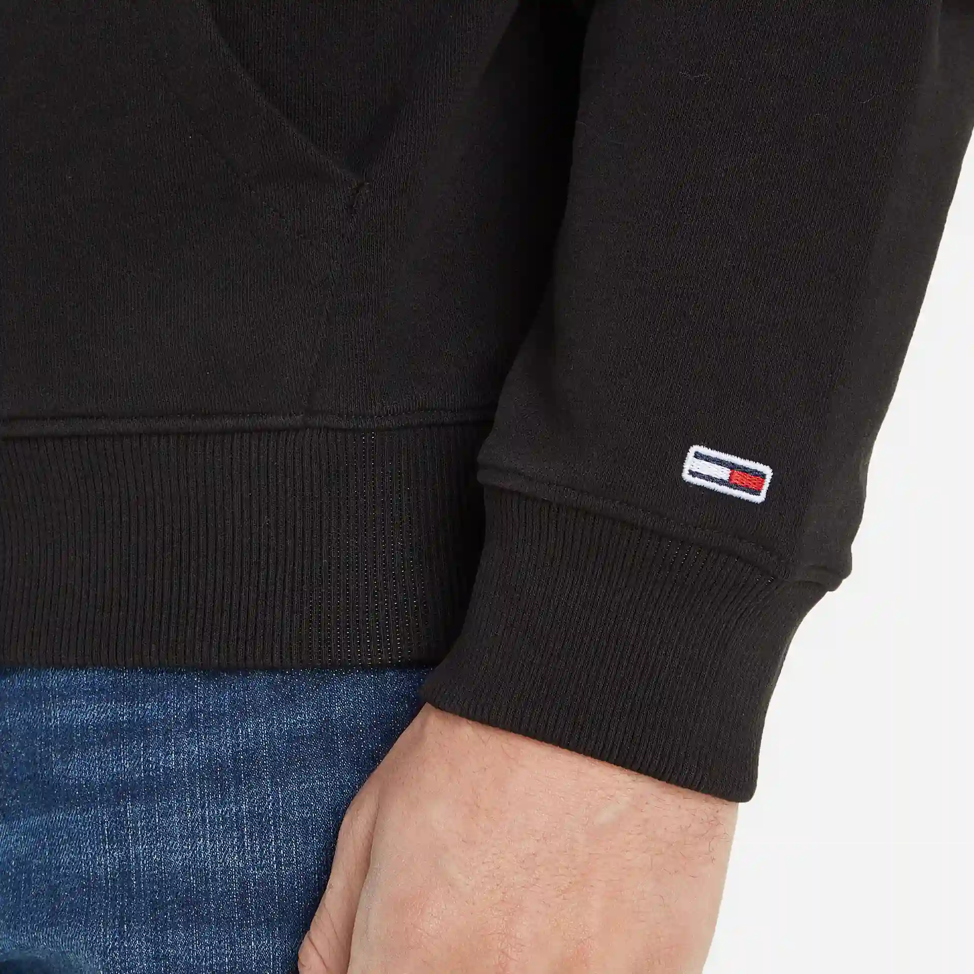 Tommy Jeans Tommy Spray Paint Zip-Hoodie Black