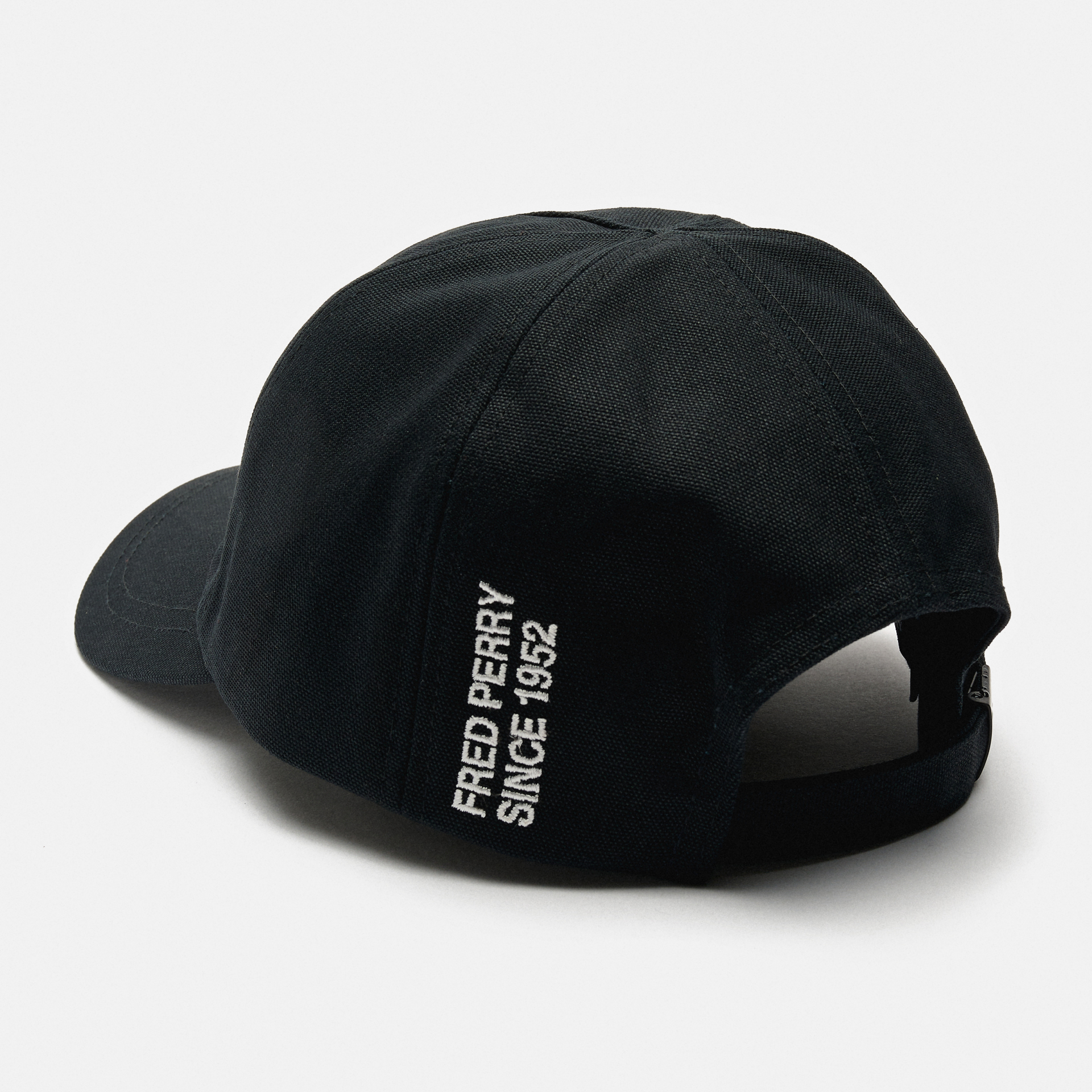 Fred Perry Bold Branding Canvas Cap Black/Snow White