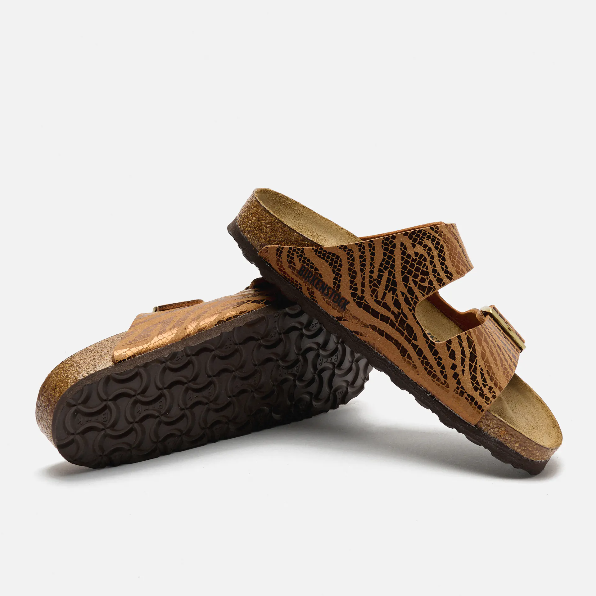 Birkenstock Arizona BS Synthetik (Narrow Fit) Sandals SYN Zebra Pecan