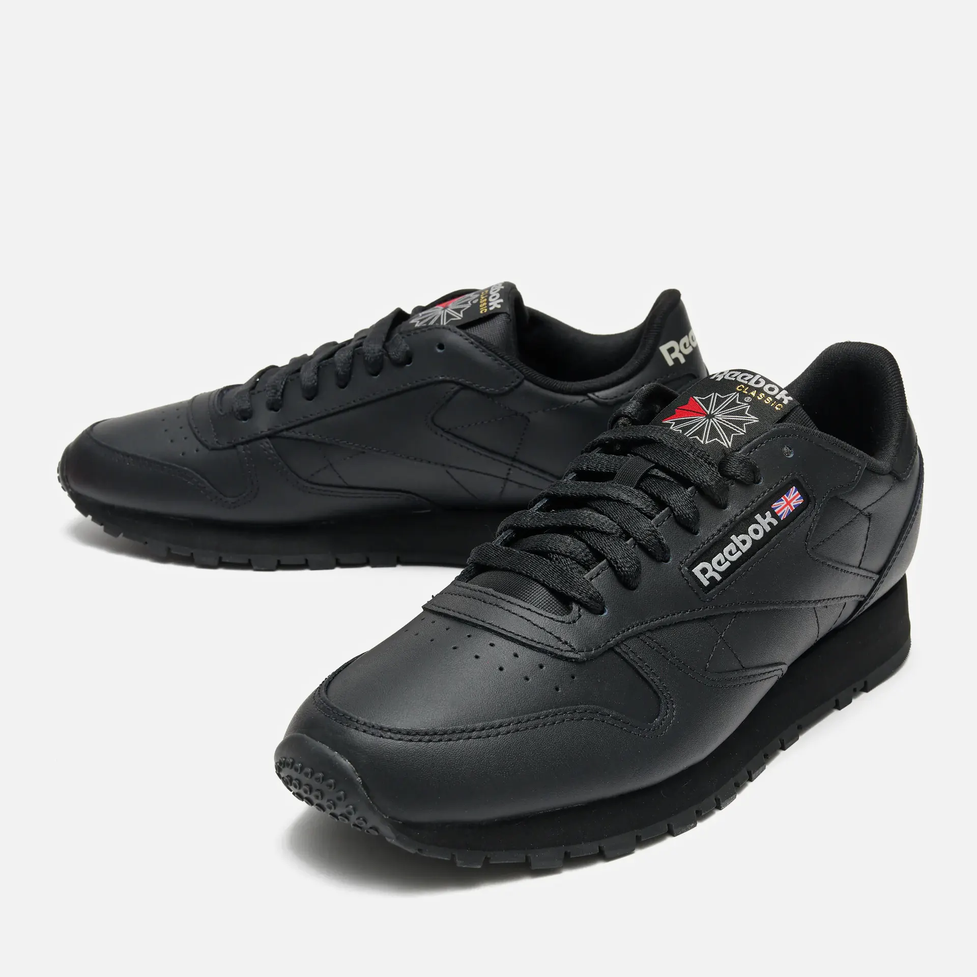 Reebok Classic Leather Sneaker Black / Black / Pure Grey