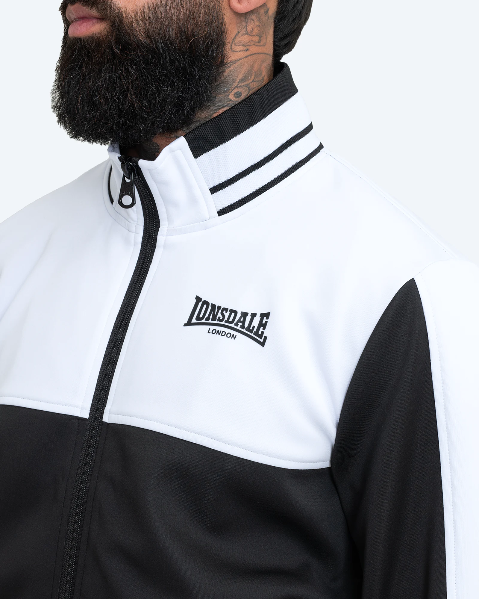 Upney Tracksuit Black/White