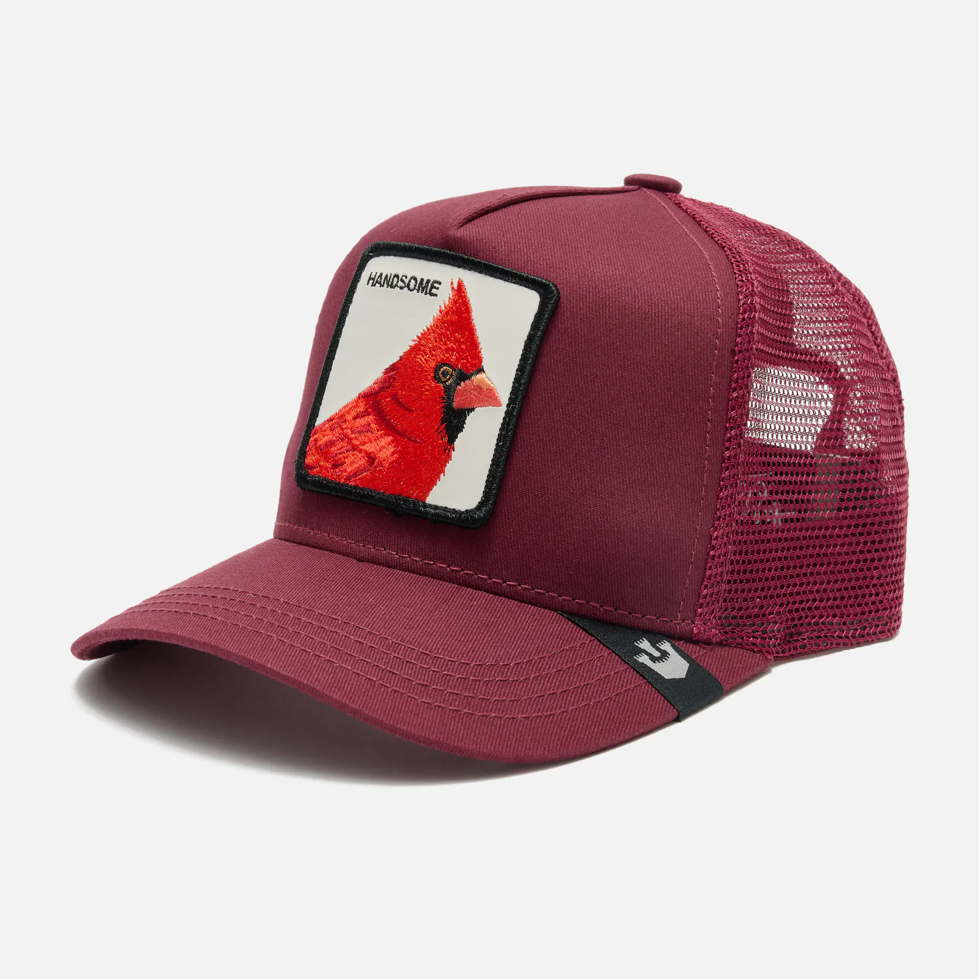 Goorin Bros Handsome Baseball Trucker Cap Maroon