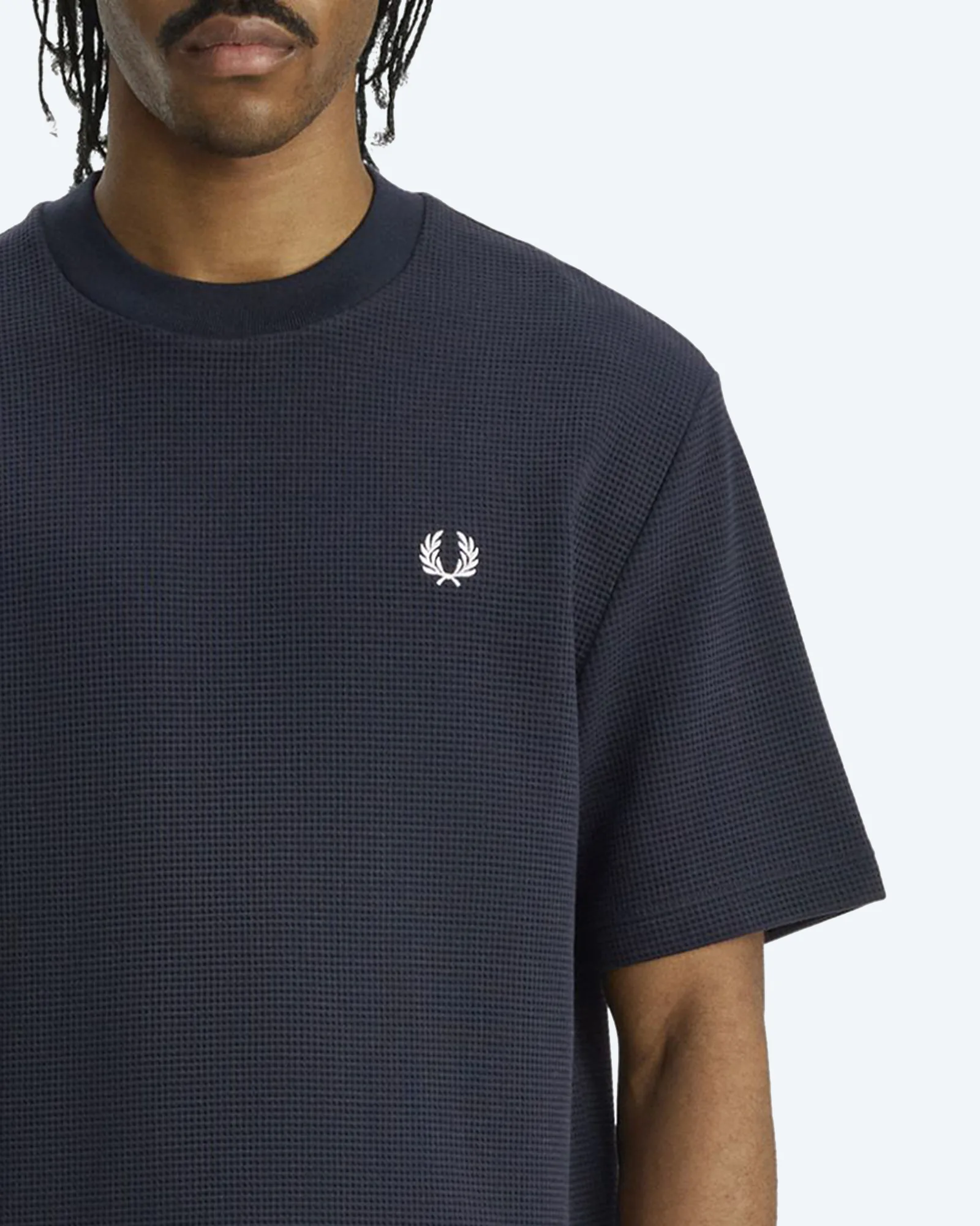 Waffle T-Shirt Navy