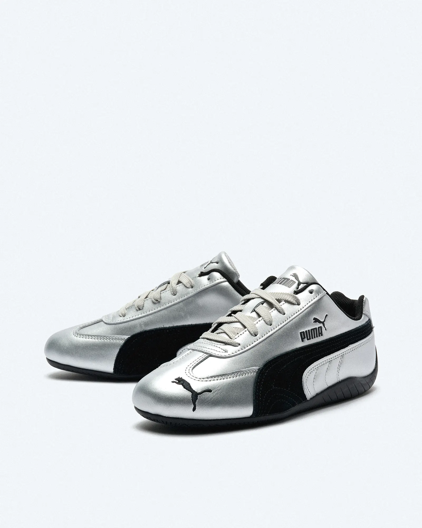 PUMA Speedcat Metallic Sneaker Silver PUMA Speedcat Metallic Sneaker Silver