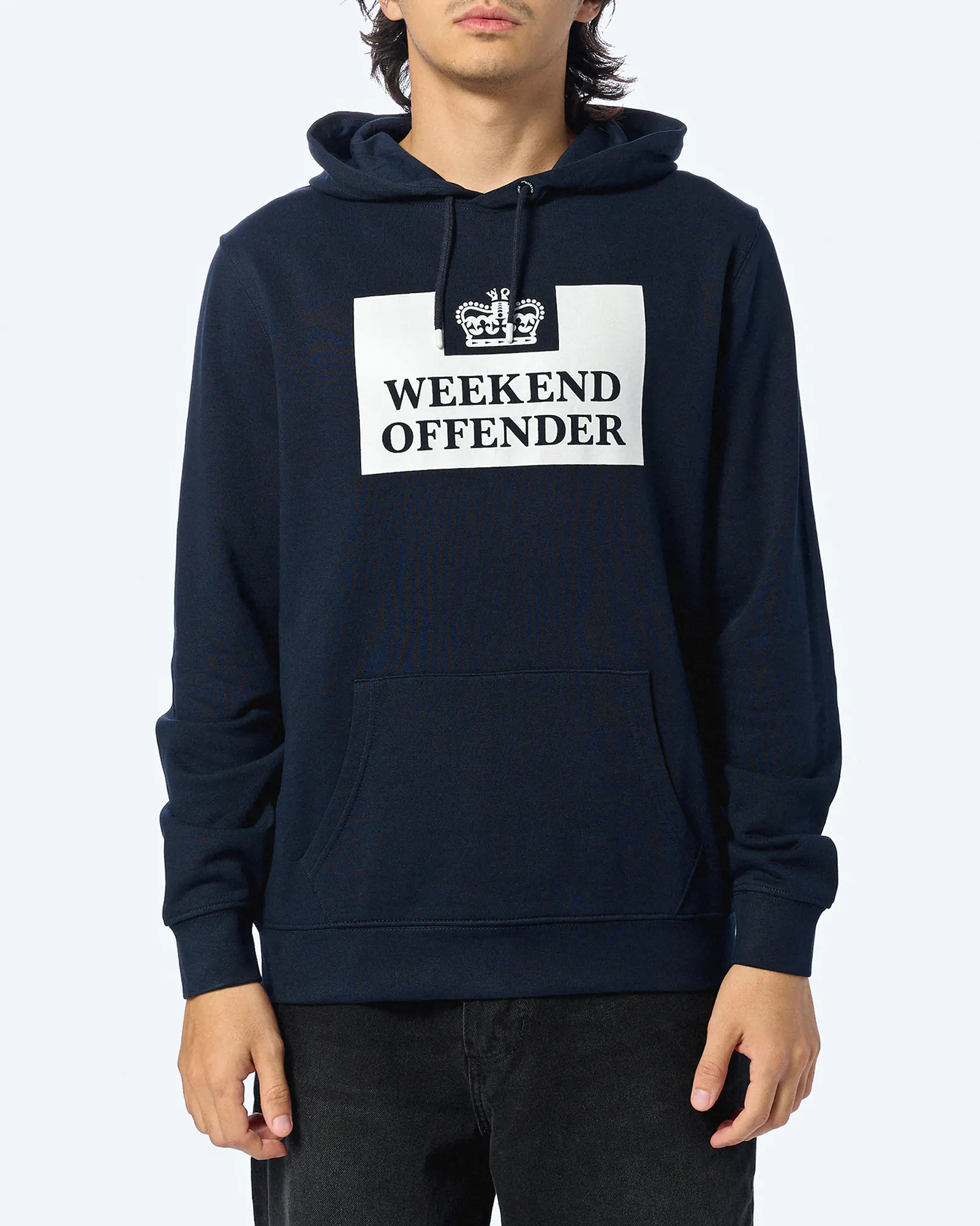 Weekend Offender HM Service Classic Hoodie Navy Weekend Offender HM Service Classic Hoodie Navy