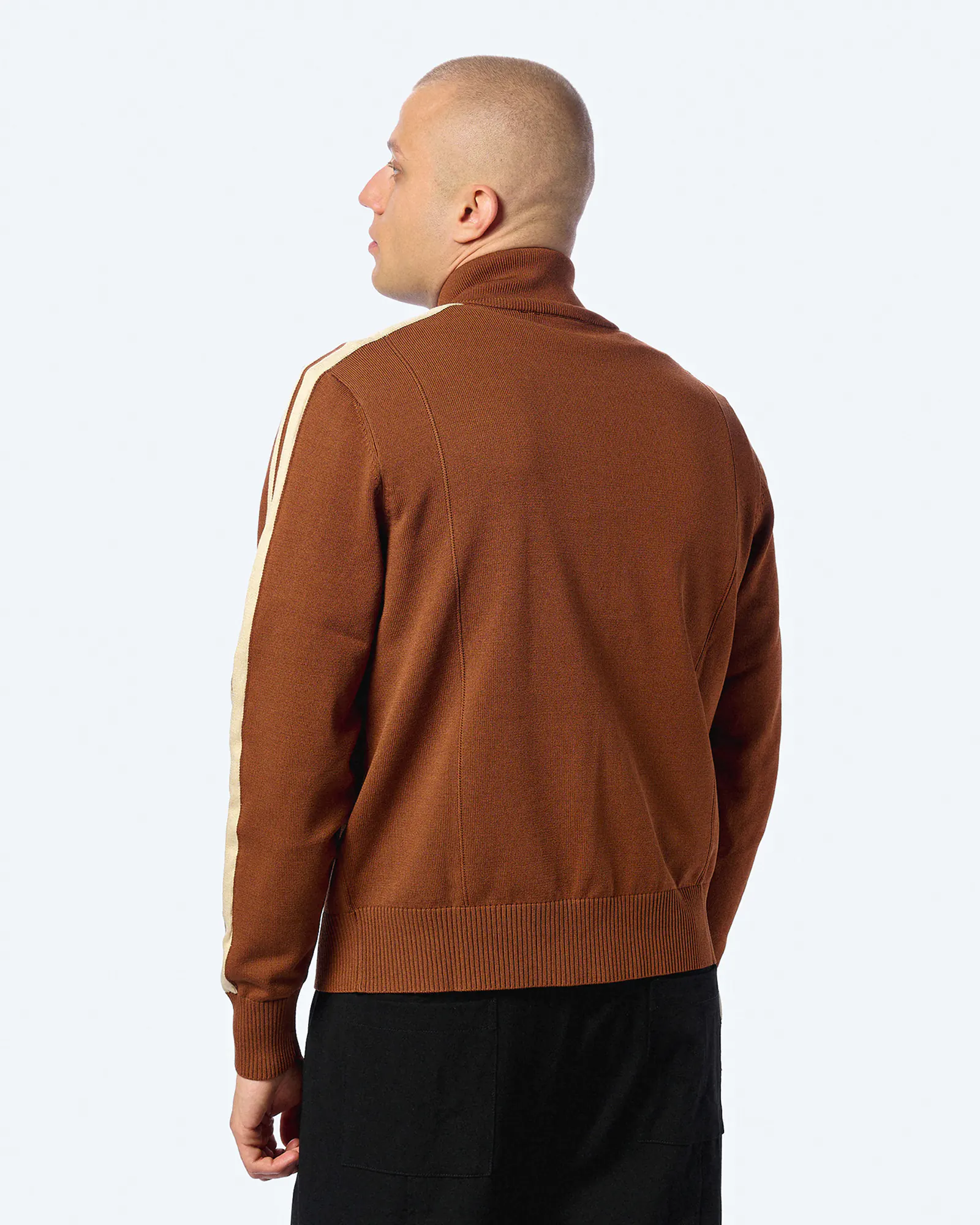 Prohibited Trail Knitted Trackjacket Brown