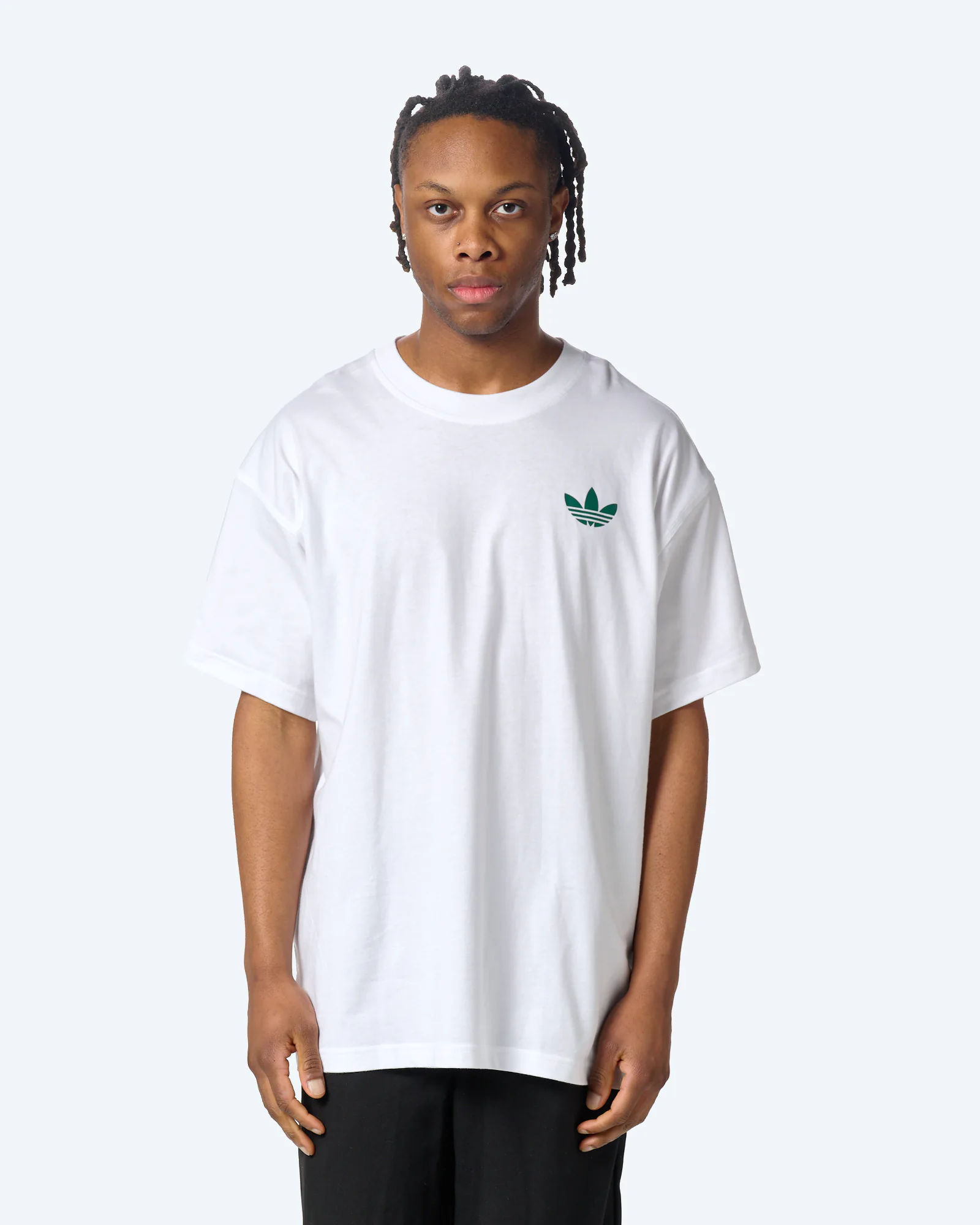adidas Originals Sport Club Oversized GFX T-Shirt White