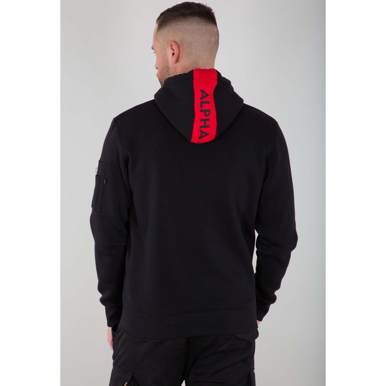 Alpha Industries Red Stripe Hoody