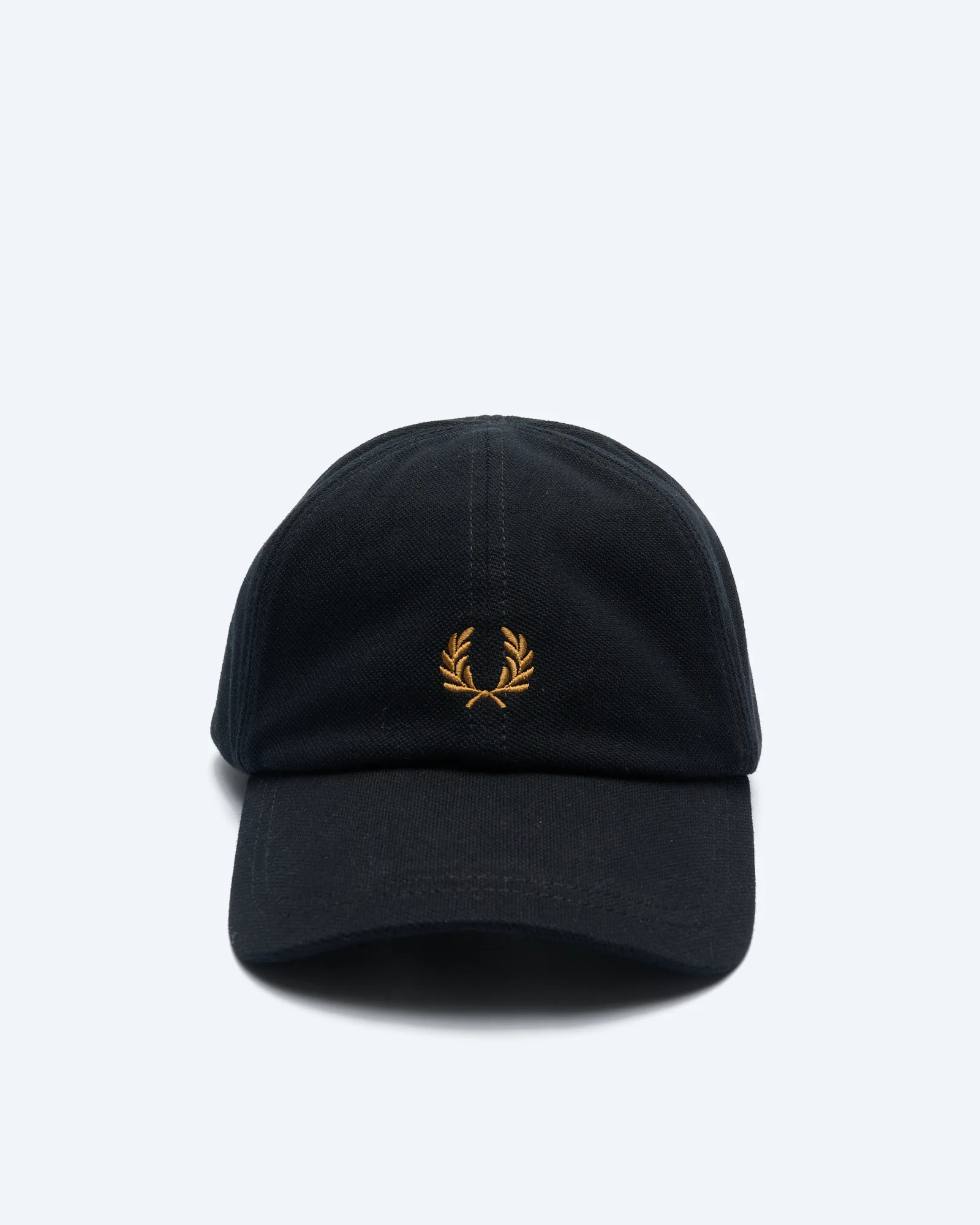 Fred Perry Pique Classic Cap Black/Dark Caramel
