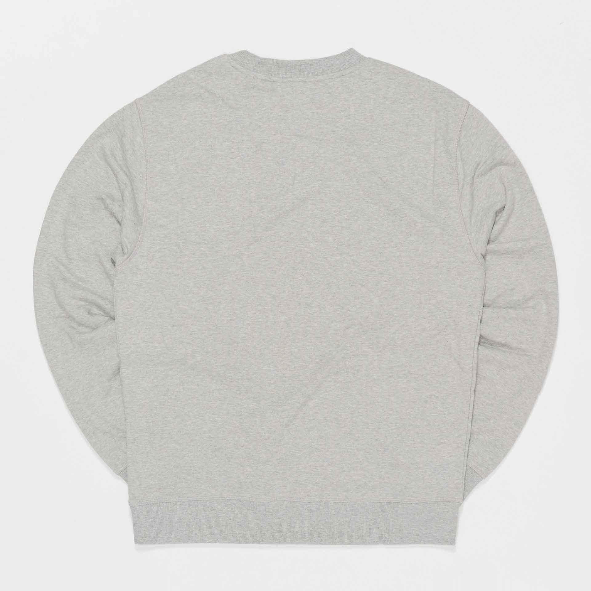 New Balance Essentials Stacked Logo French Terry Crewneck Athletic Grey