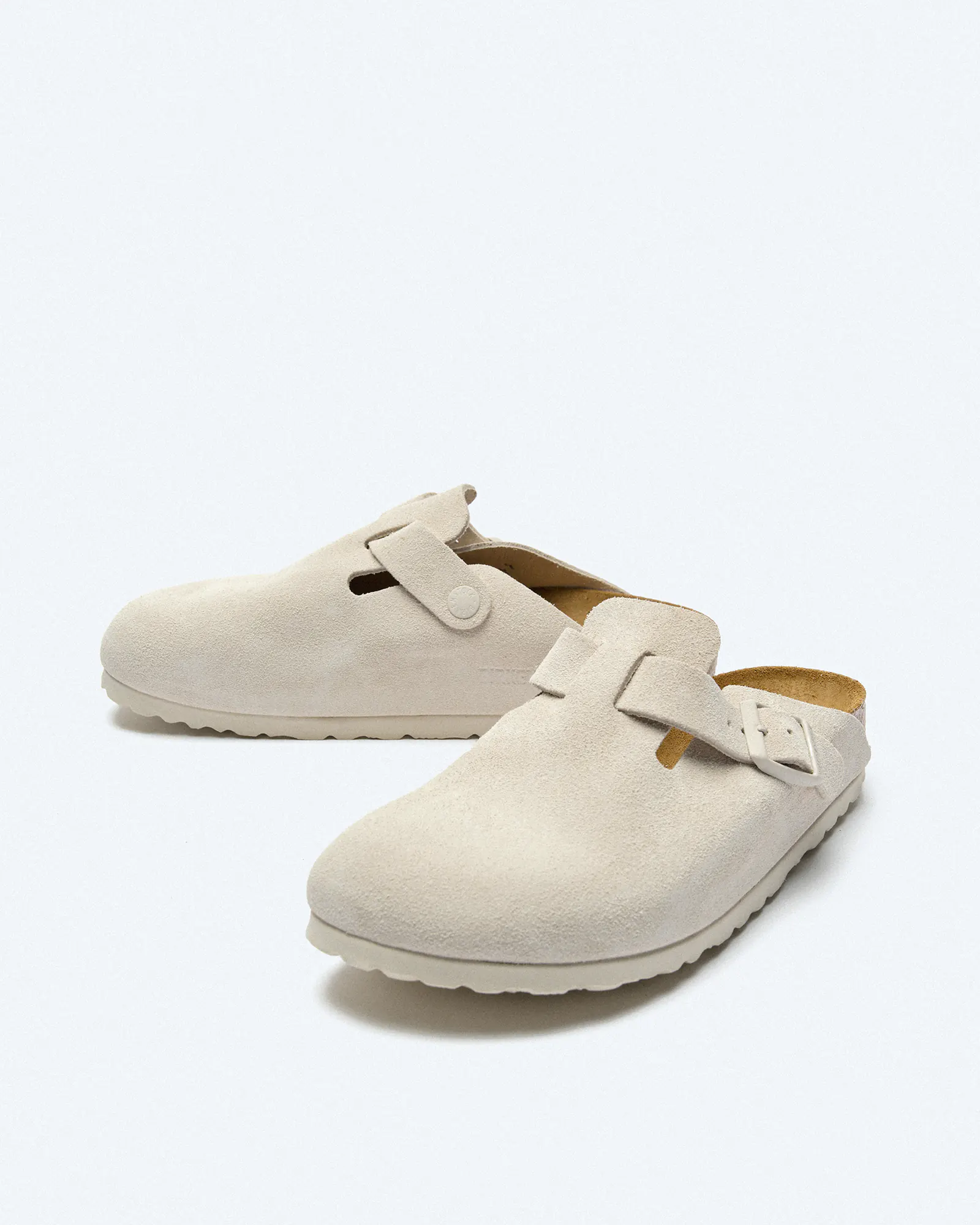 Birkenstock boston suede clogs shop