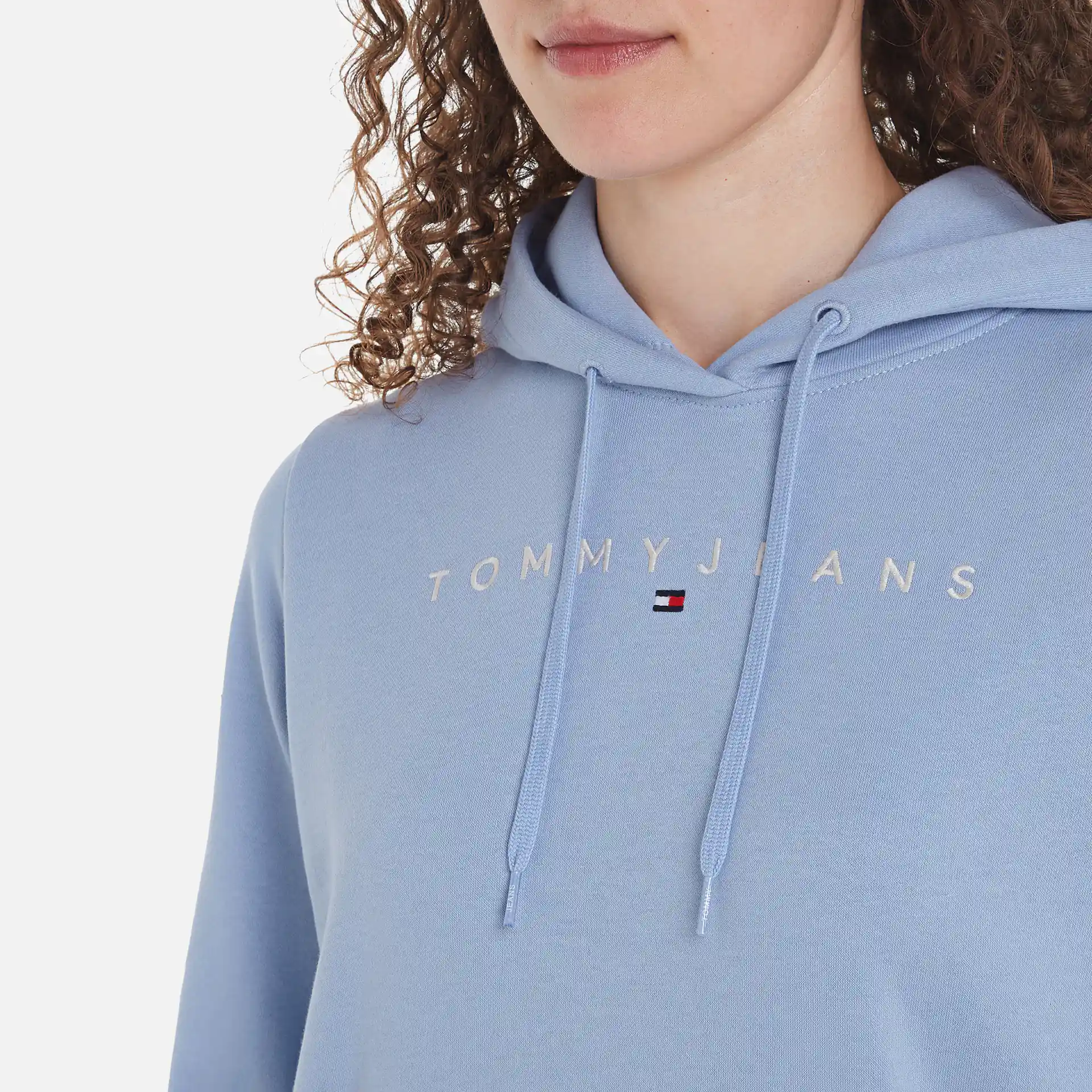 Tommy Jeans Linear Hoodie Blue
