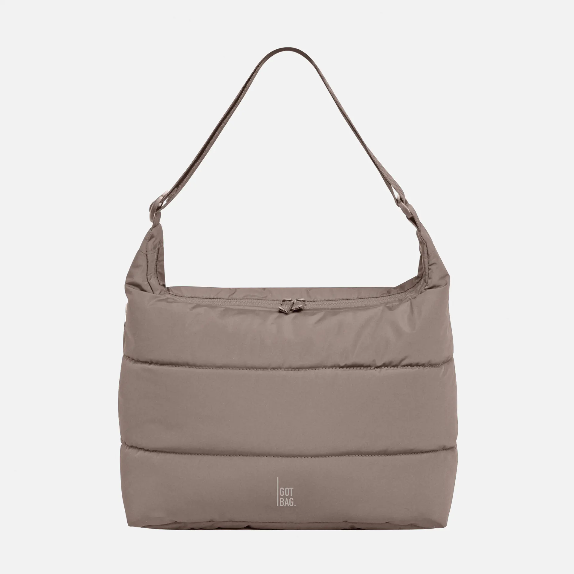 Got Bag Puffer Square Bag Large Oyster