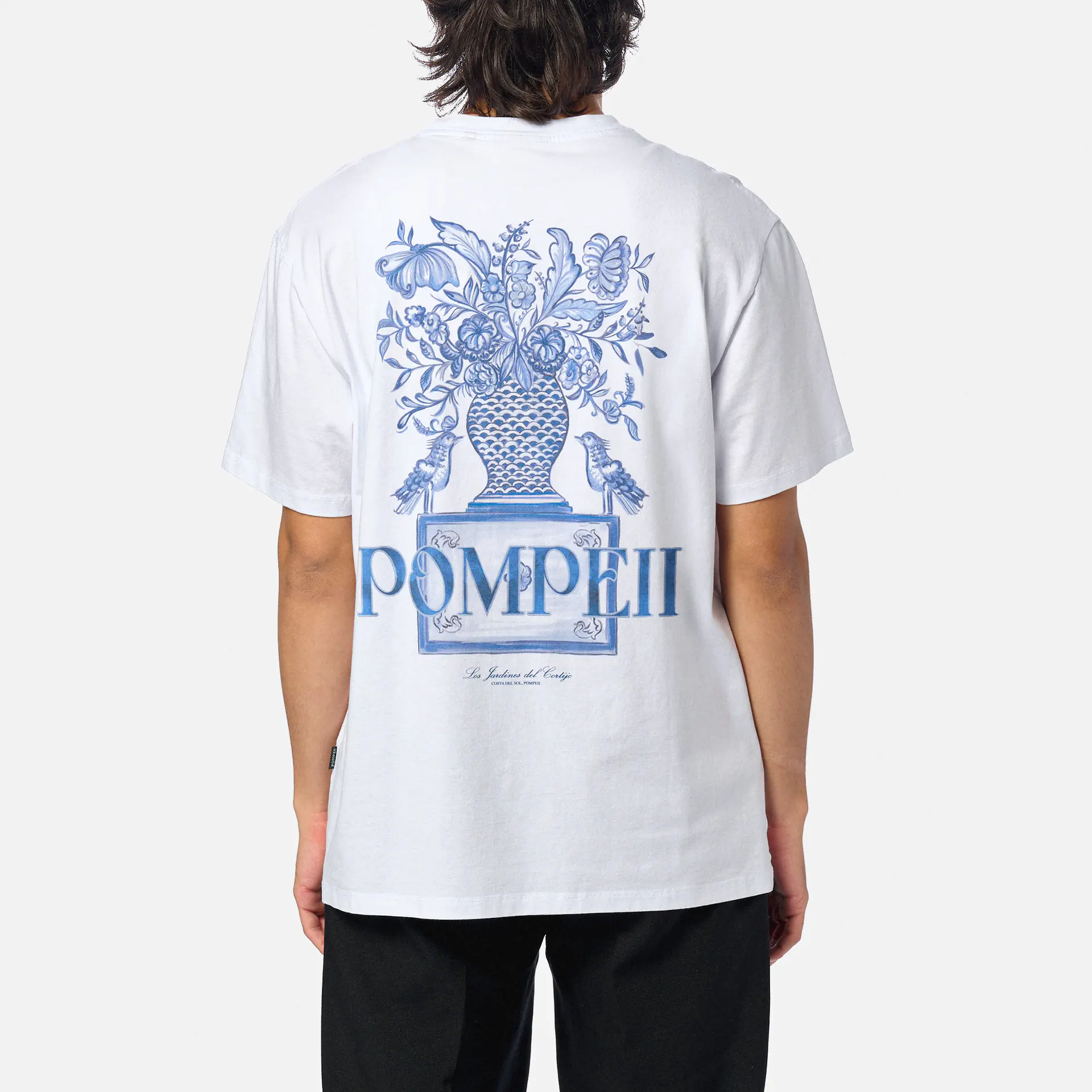 POMPEII Costa Del Sol Relaxed Fit T-Shirt White
