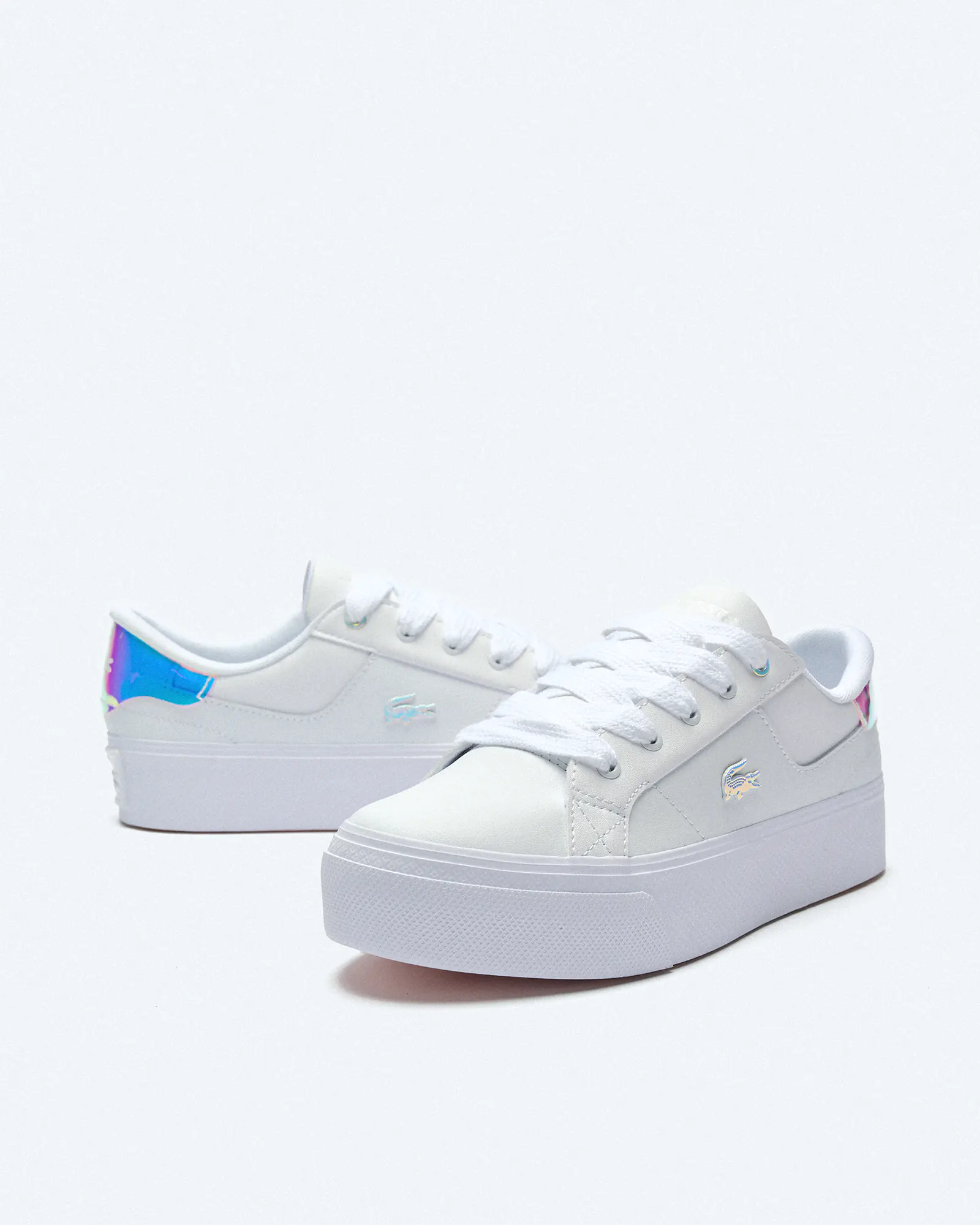 Lacoste Ziane Platform Leather Sneakers White/Light Pink Lacoste Ziane Platform Leather Sneakers White/Light Pink