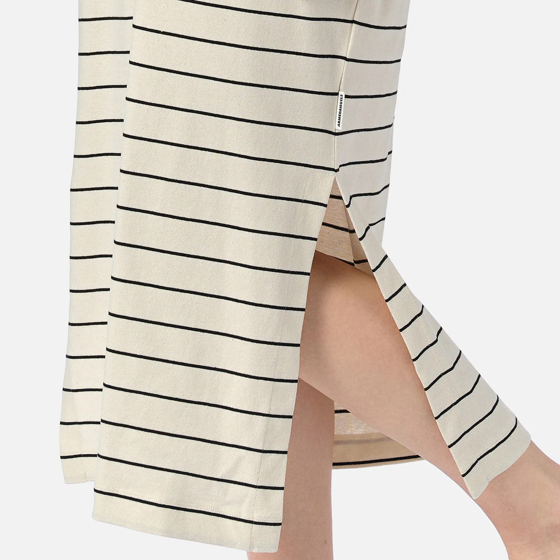 ARMEDANGELS XELINAA FINE STRIPE Dress Undyed/Black