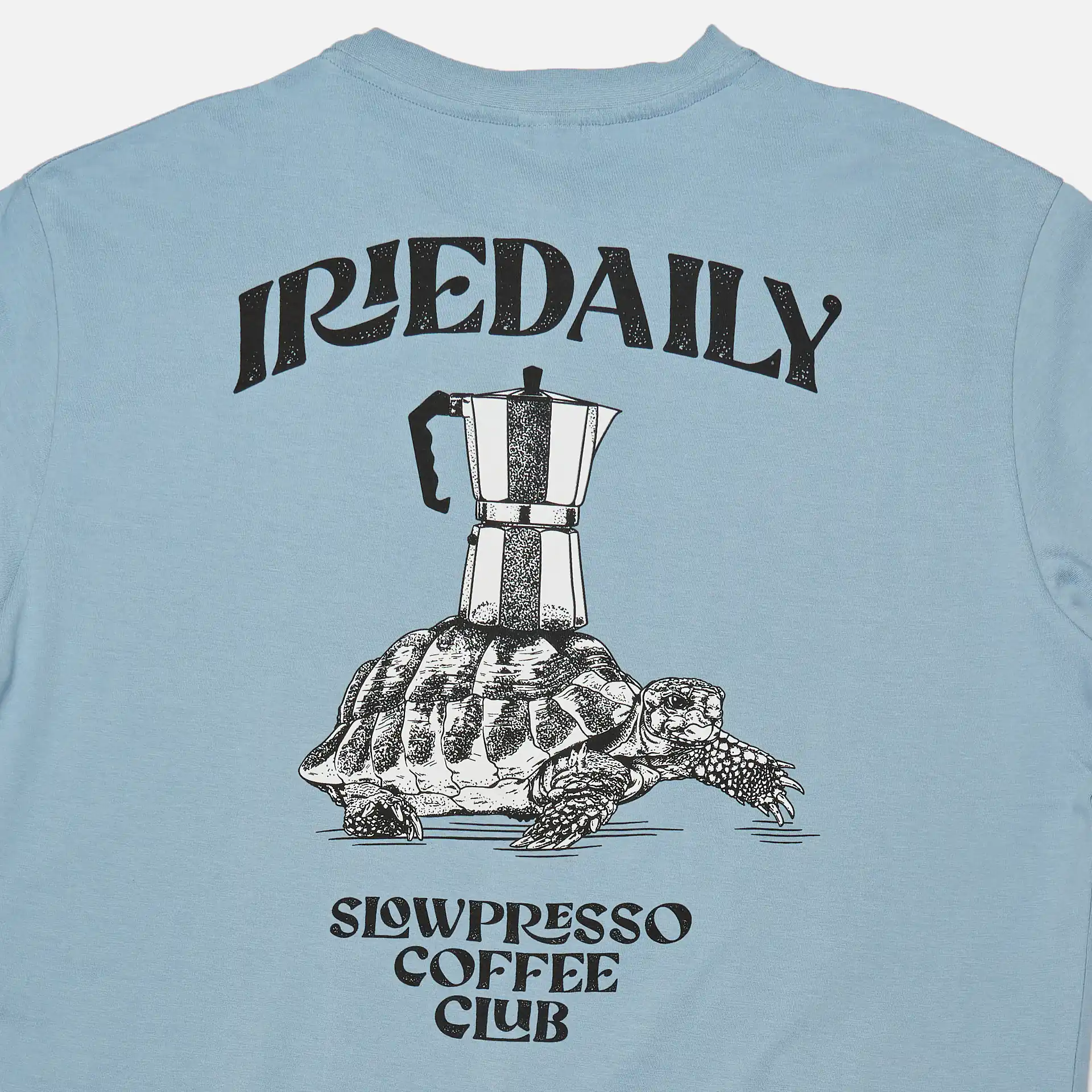 Iriedaily Slowpresso T-Shirt Light Blue