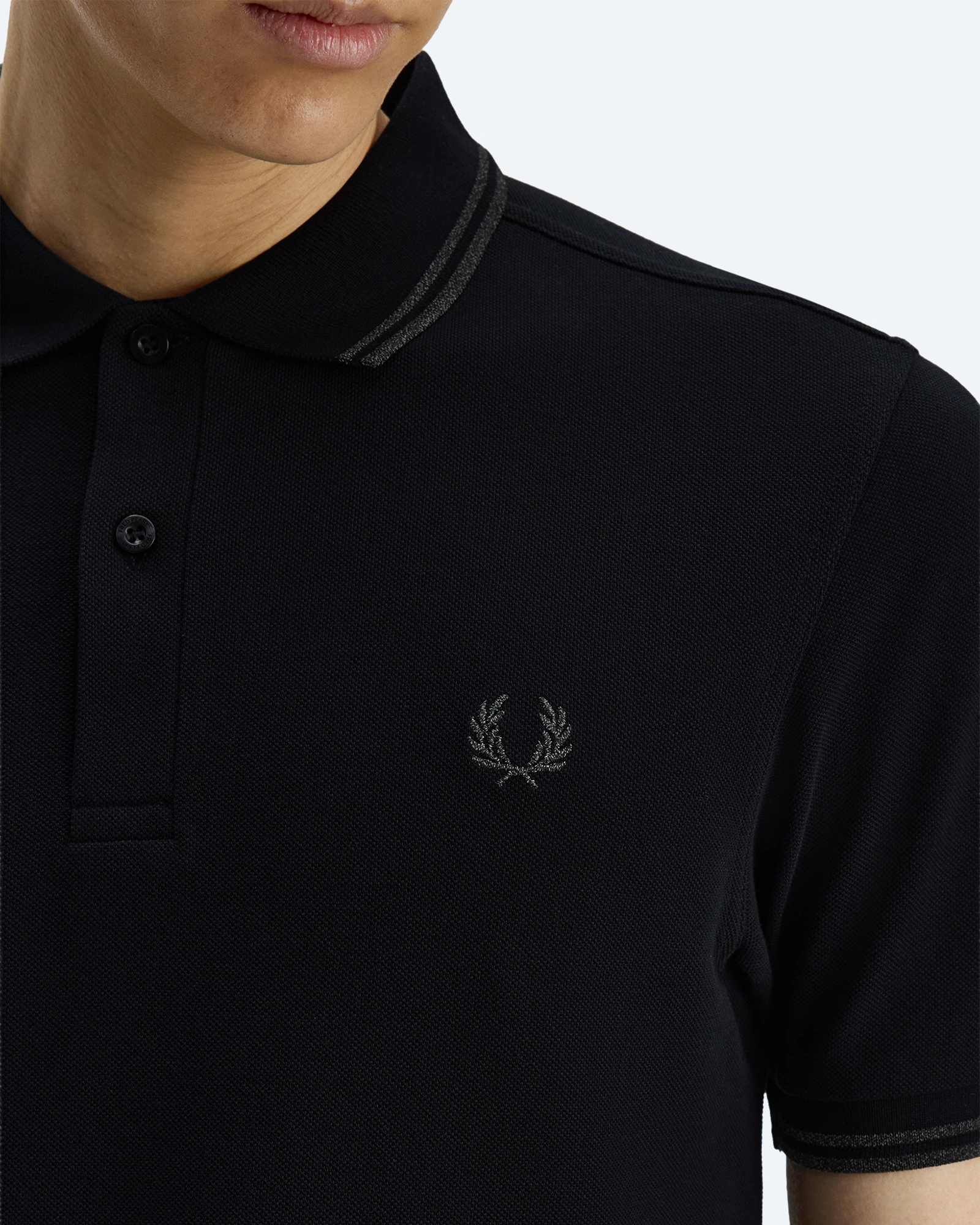 Twin Tipped Polo Shirt Black/Reflective Black/Reflective Black