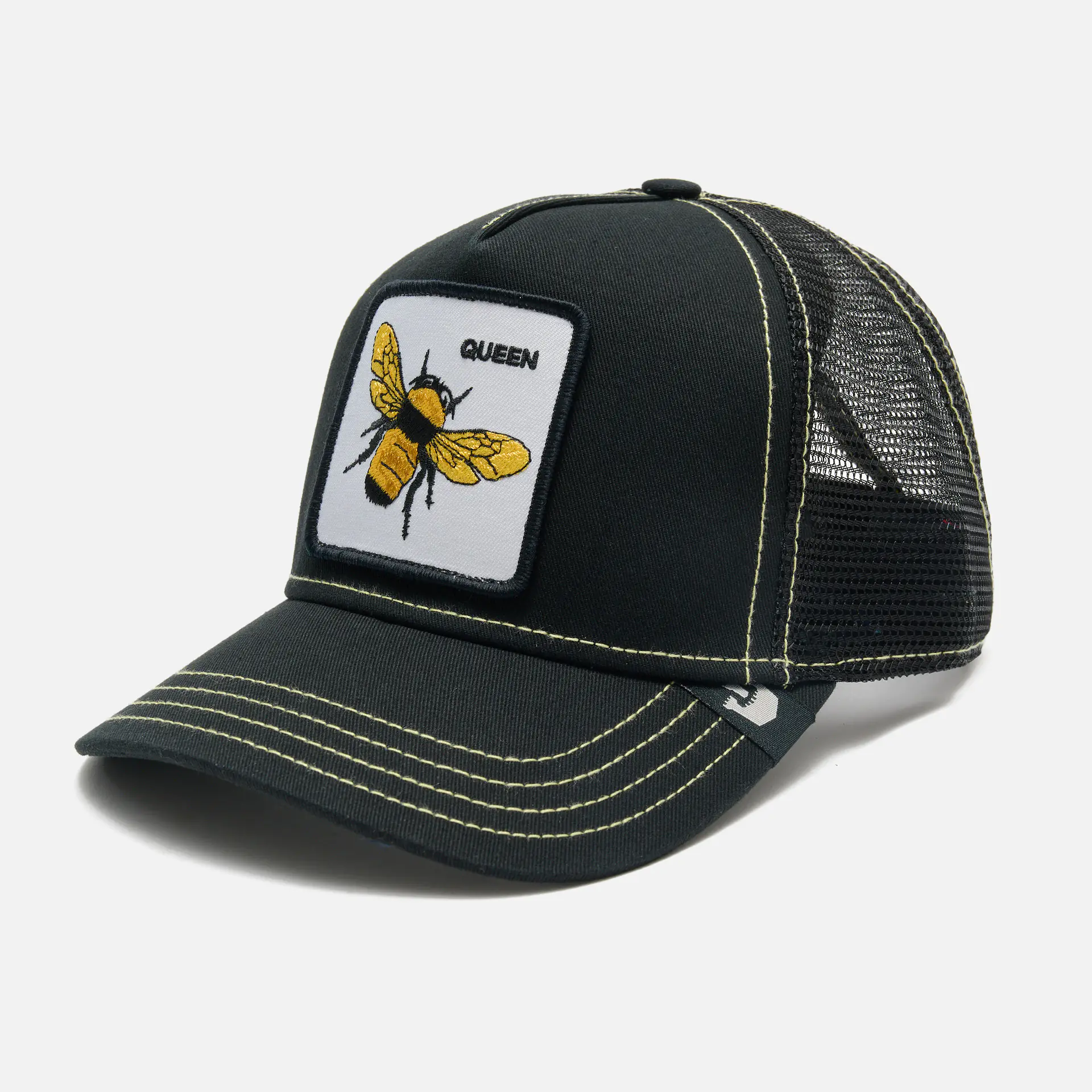 Goorin Bros The Queen Bee Baseball Trucker Cap Black