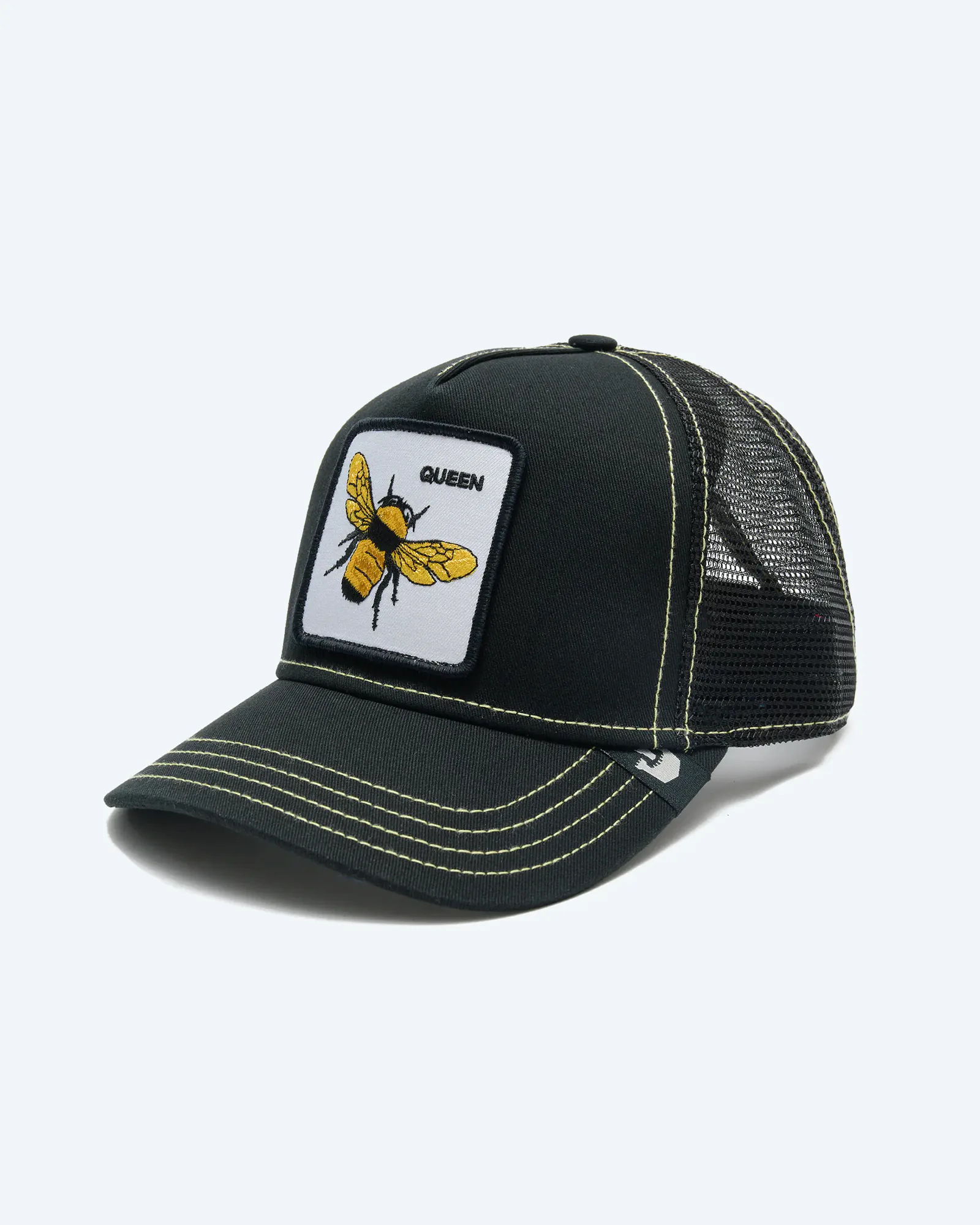 Goorin Bros The Queen Bee Baseball Trucker Cap Black Goorin Bros The Queen Bee Baseball Trucker Cap Black
