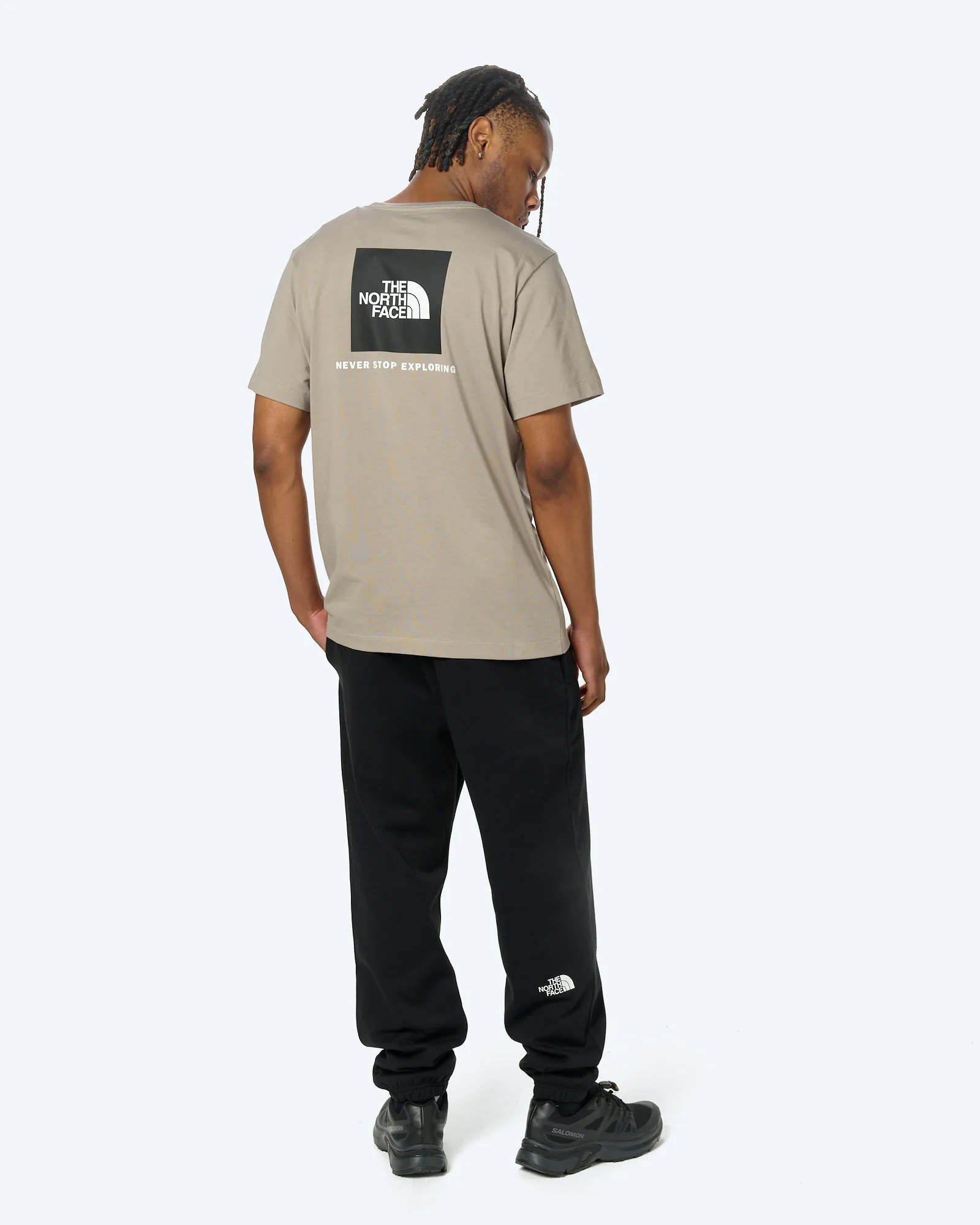 The North Face Evolution Box NSE Regular T-Shirt Stone Slab