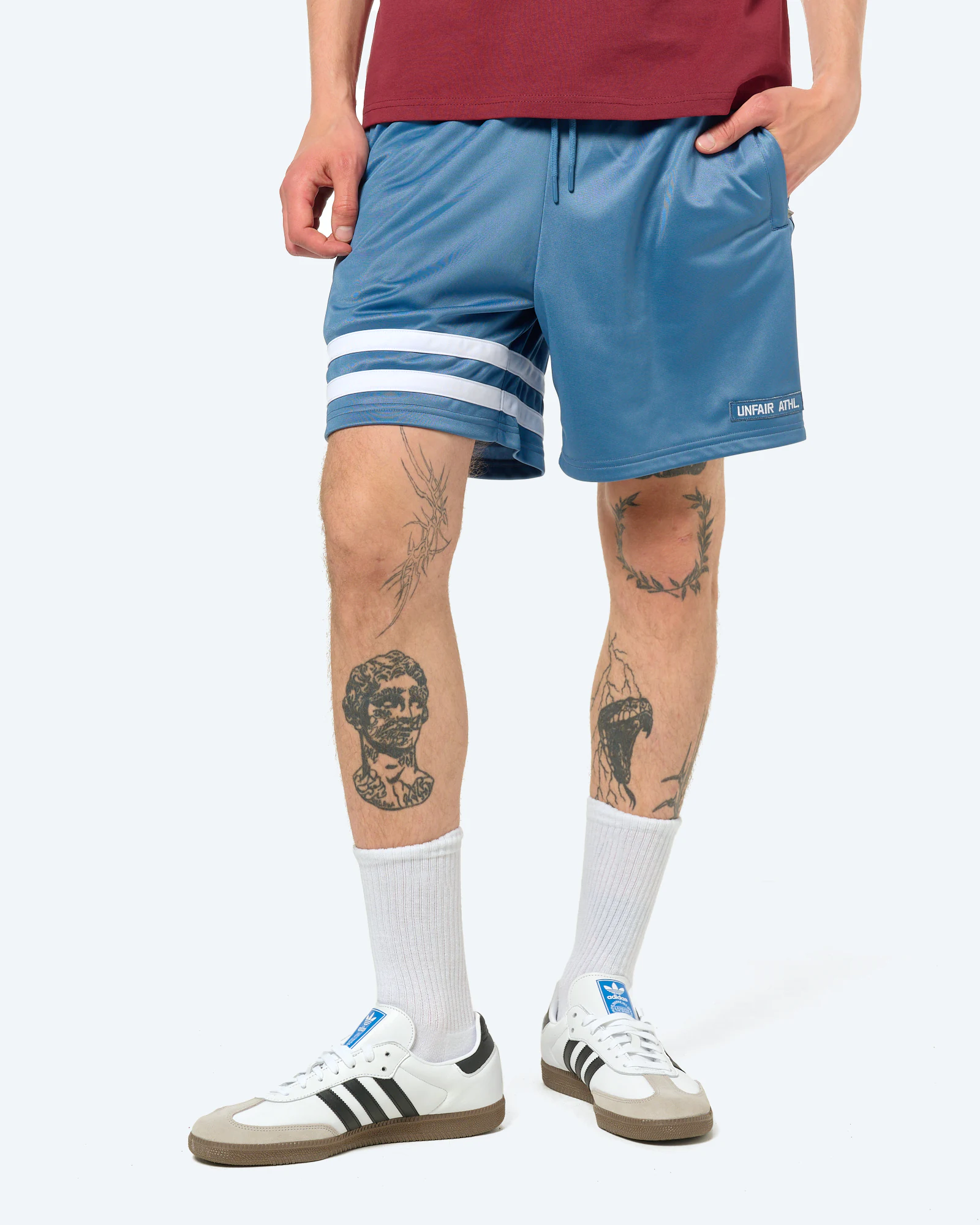 DMWU Athletic Shorts Moonlight Blue